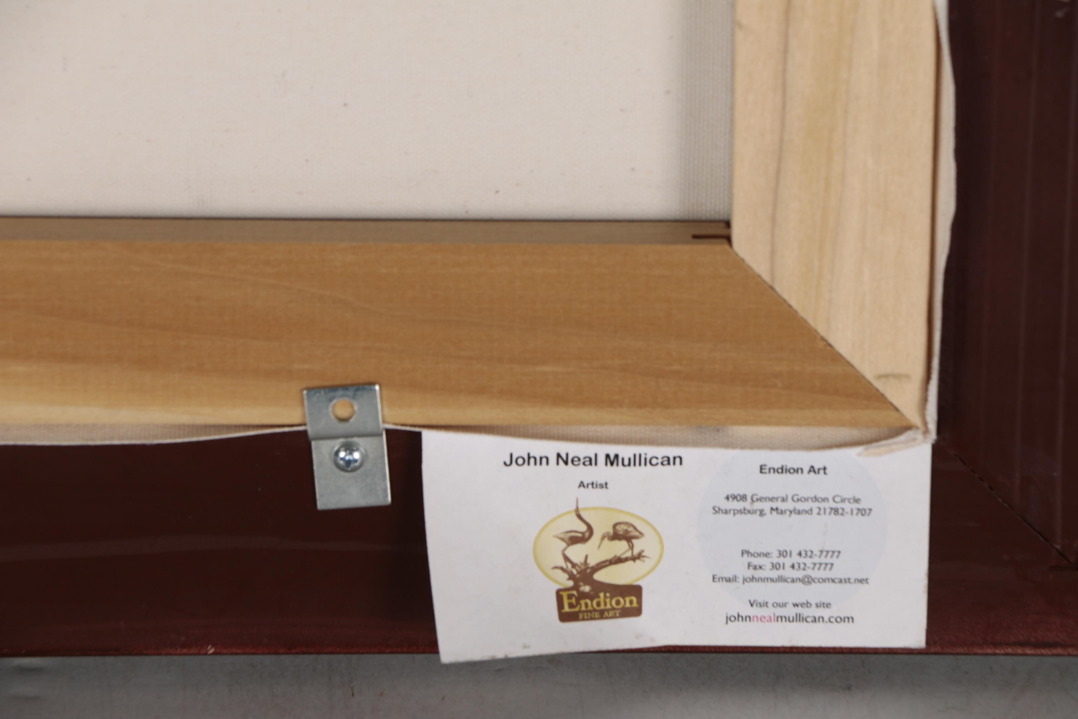 John Neal Mullican Oil Painting of Cat