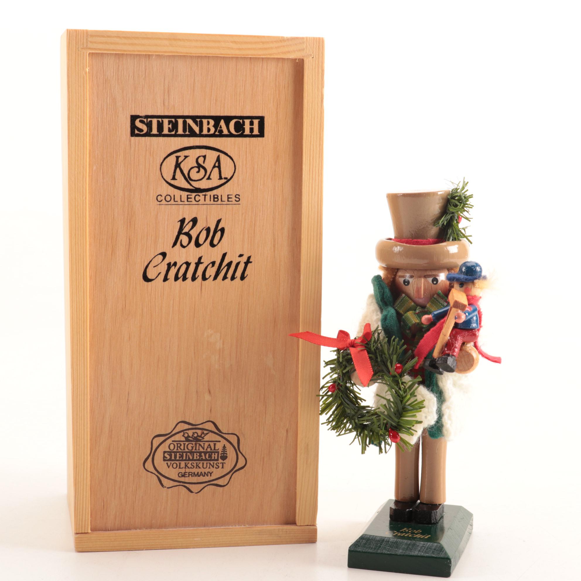 Steinbach Limited Edition "Bob Cratchit" and "St. Nicholas" Nutcrackers