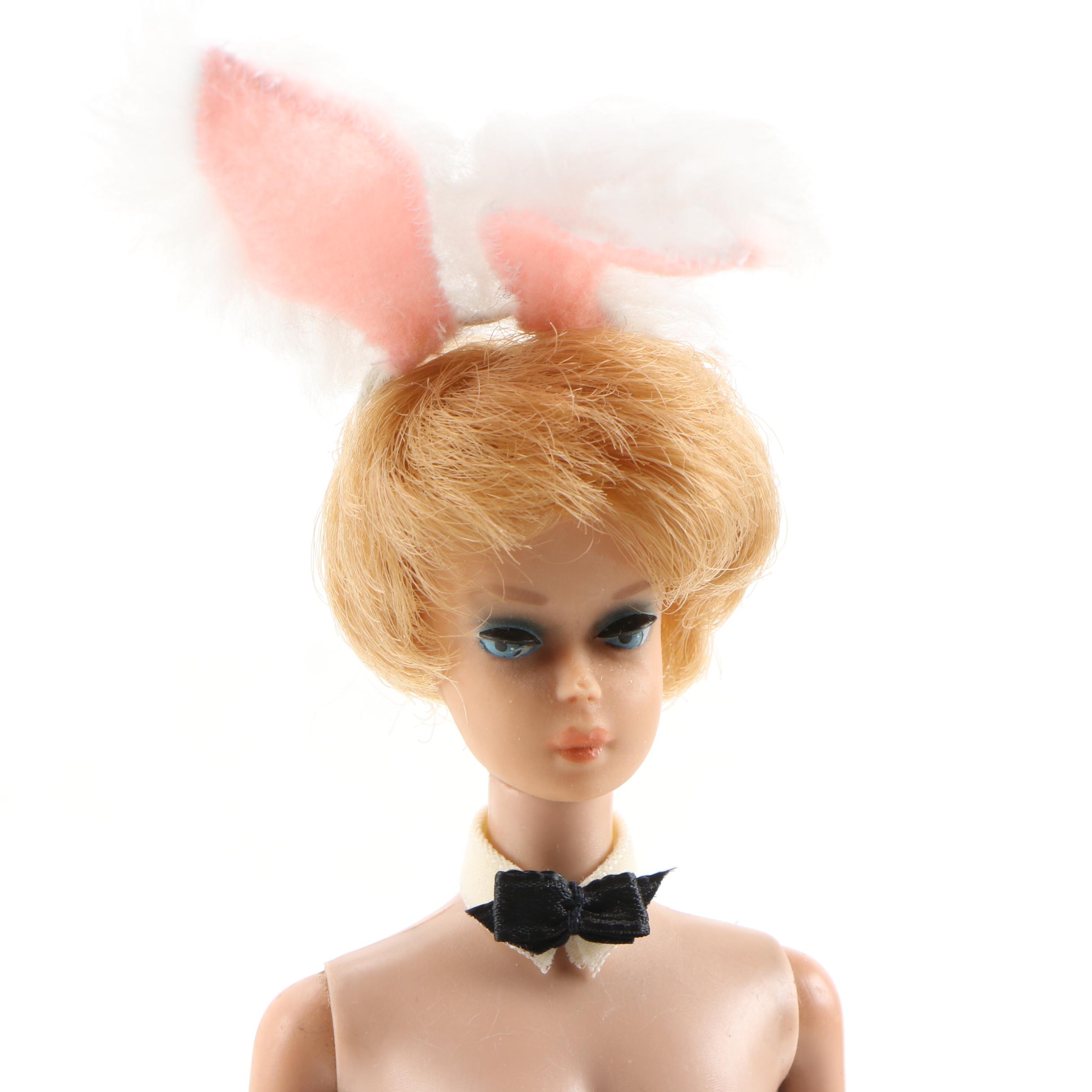 Bubble Cut Barbie Doll Dressed as Playboy Bunny, 1960s