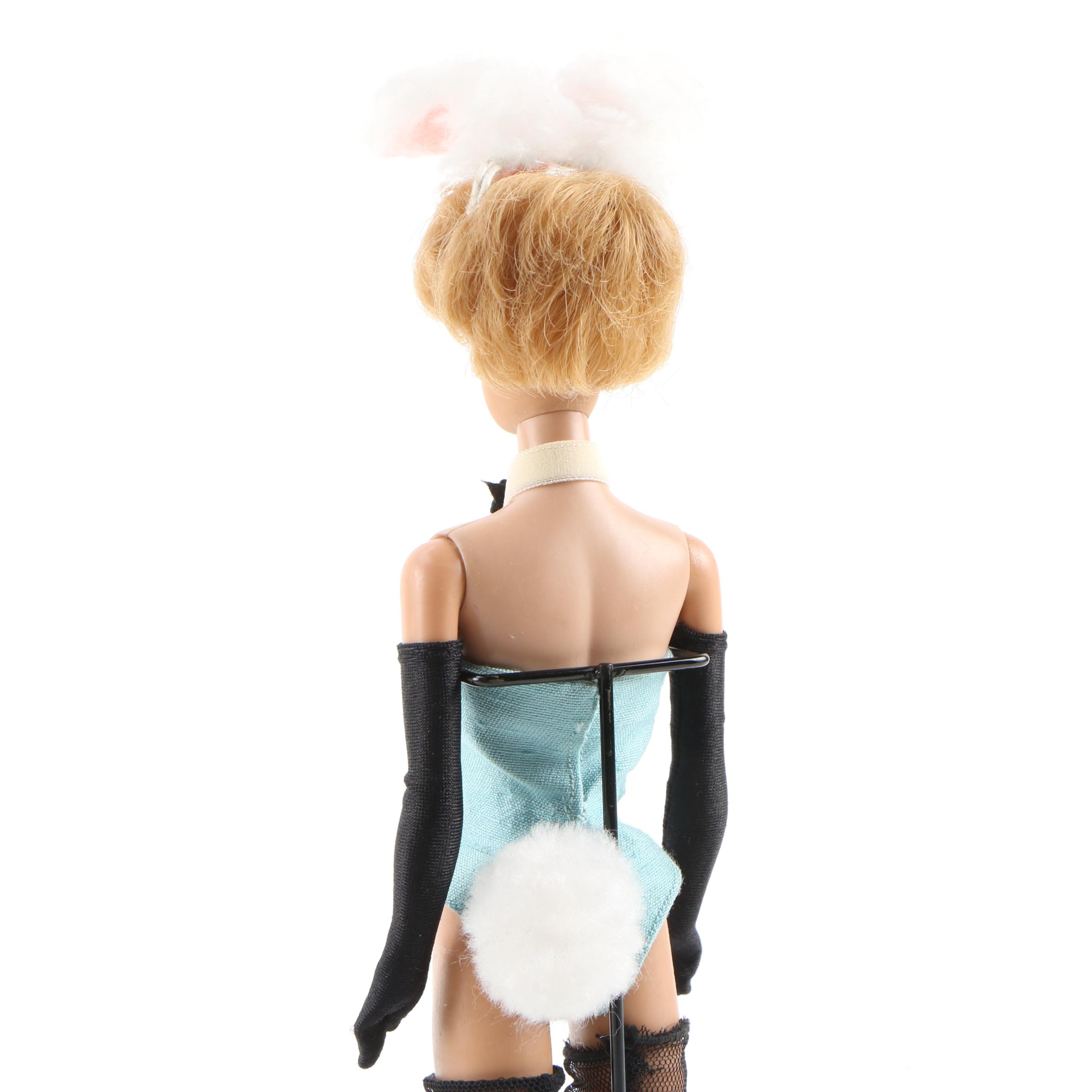 Bubble Cut Barbie Doll Dressed as Playboy Bunny, 1960s