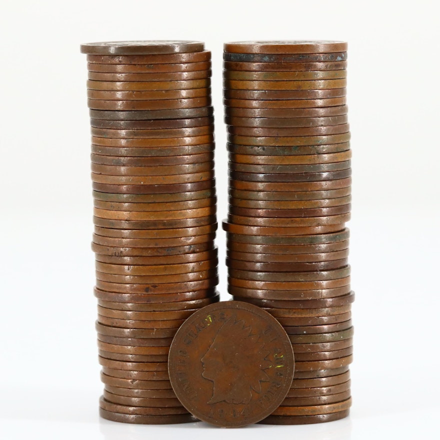 Eighty-Five Indian Head Cents