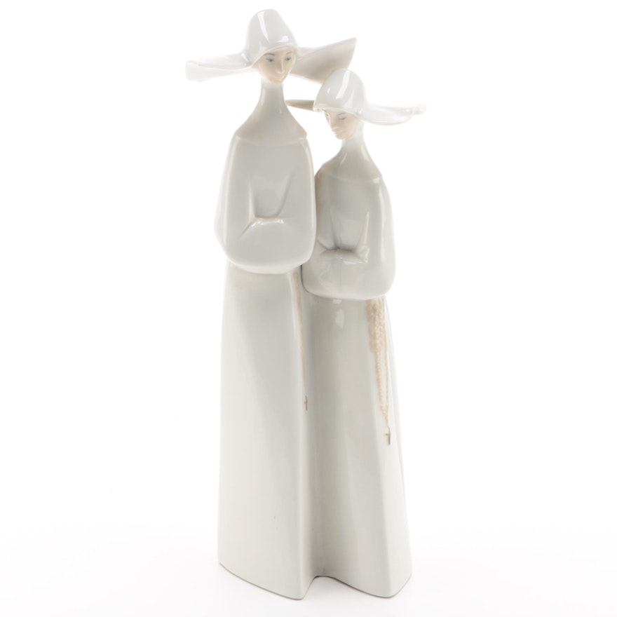Lladró "Nuns" Porcelain Figurine