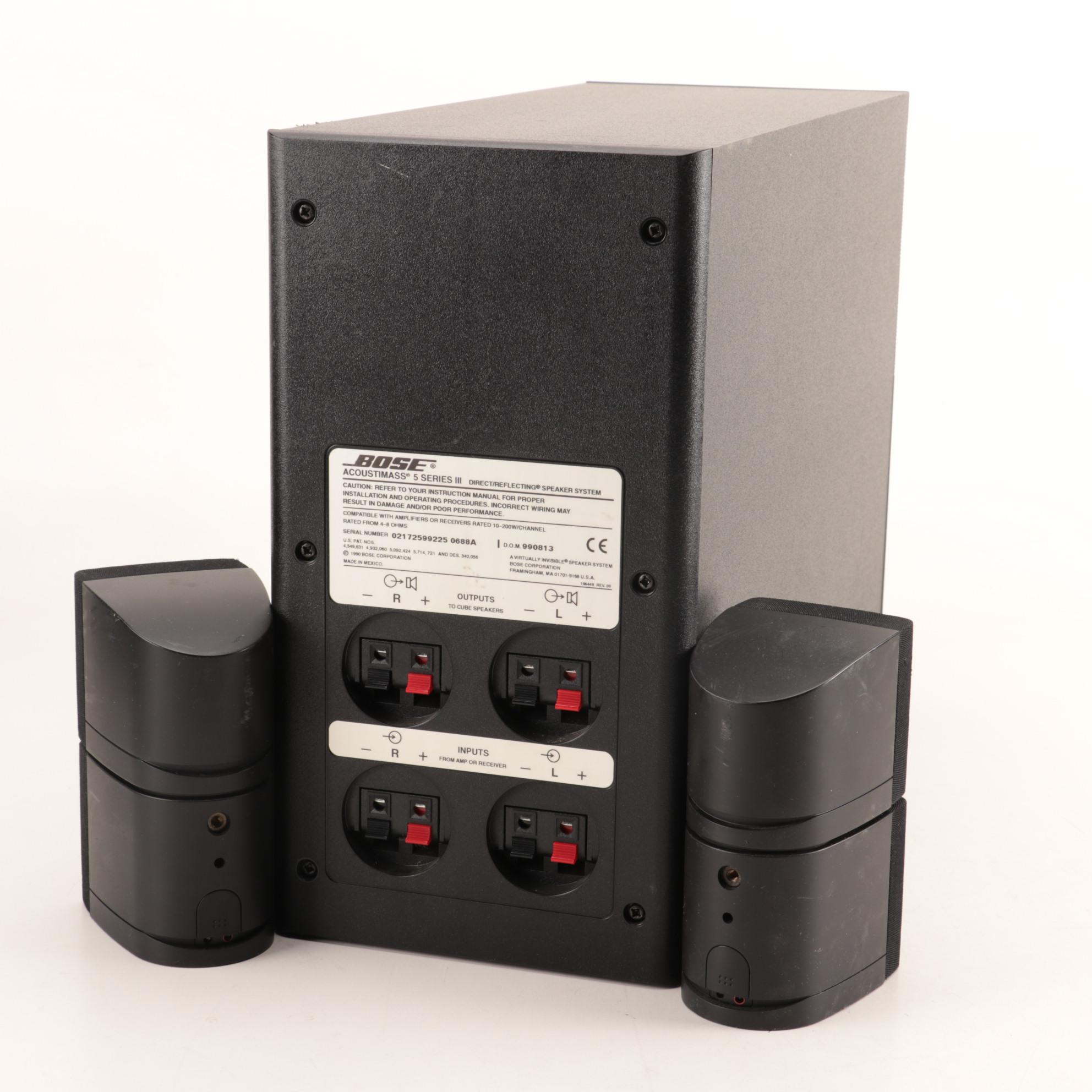 Bose Acoustimass 5 Series III Speaker System