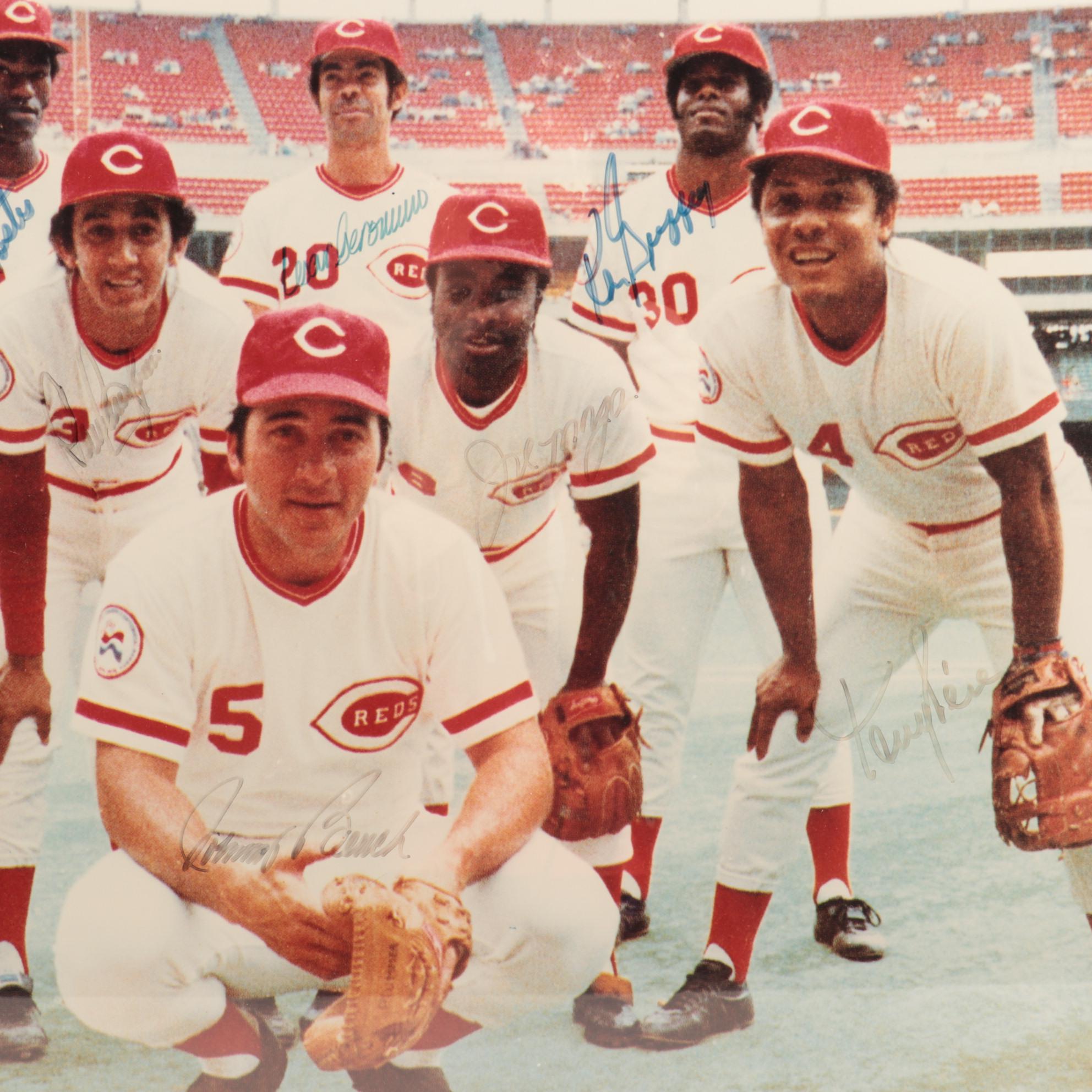 Framed "Big Red Machine" Signed Photo Print