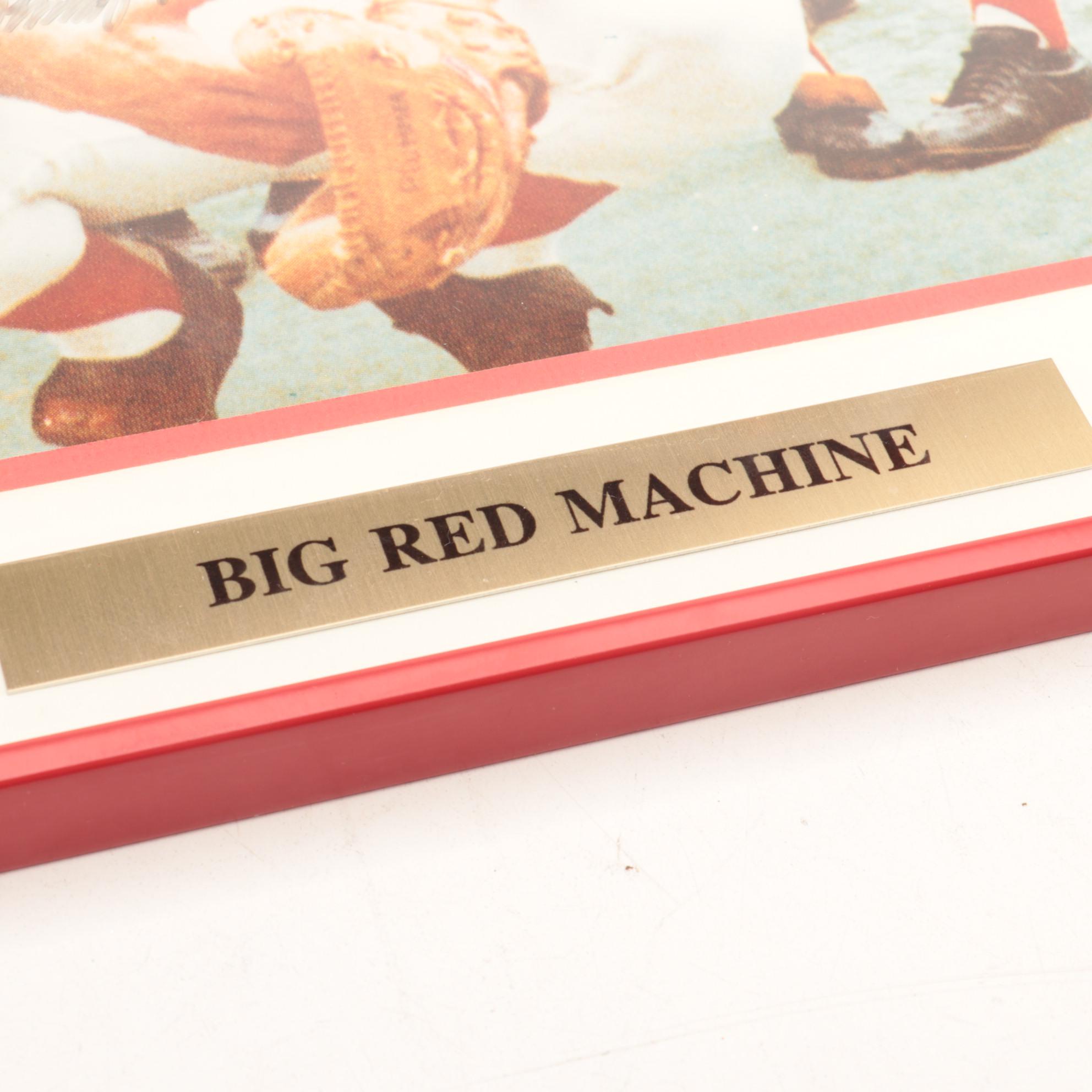 Framed "Big Red Machine" Signed Photo Print
