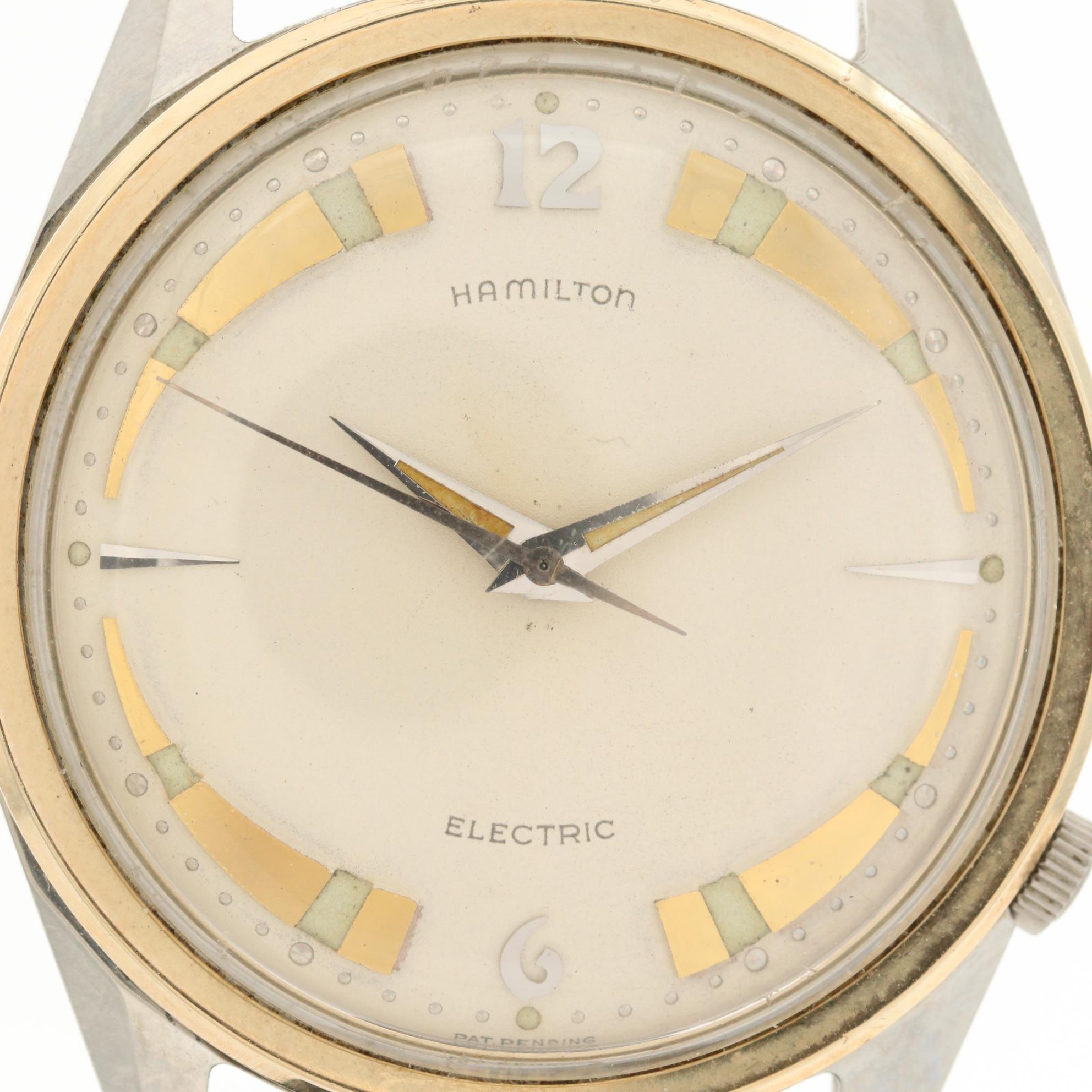 Vintage Hamilton Converta III Two-Tone Electric Watch