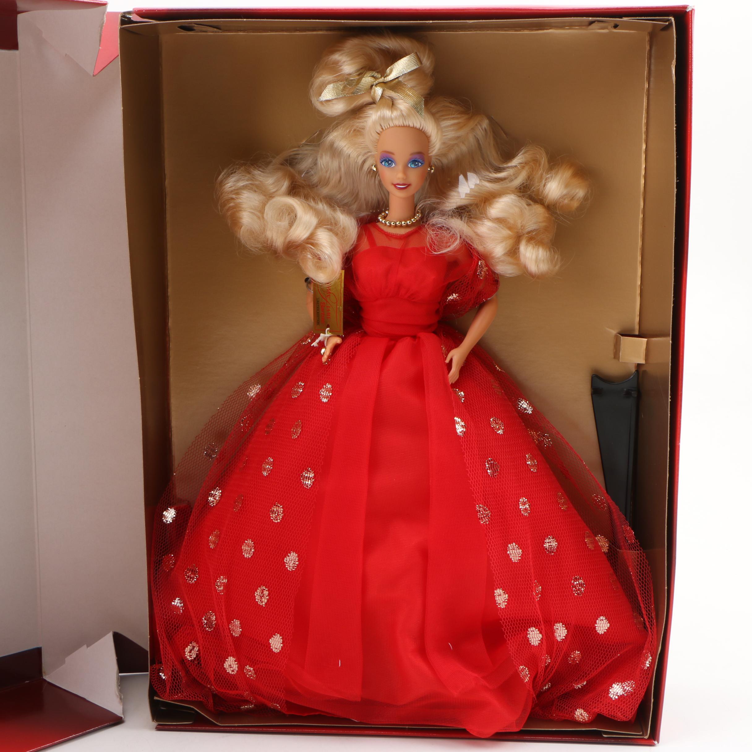 Barbie Dolls Including "Sugar Plum Fairy", Ballerina Barbie, and Other Dolls