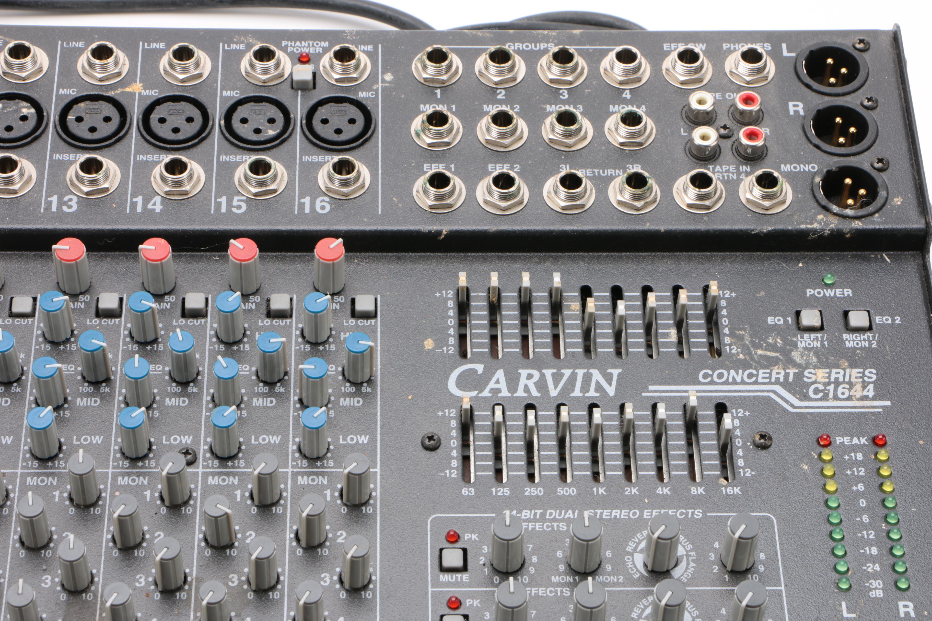 Carvin Concert Series C1644 Mixer Board