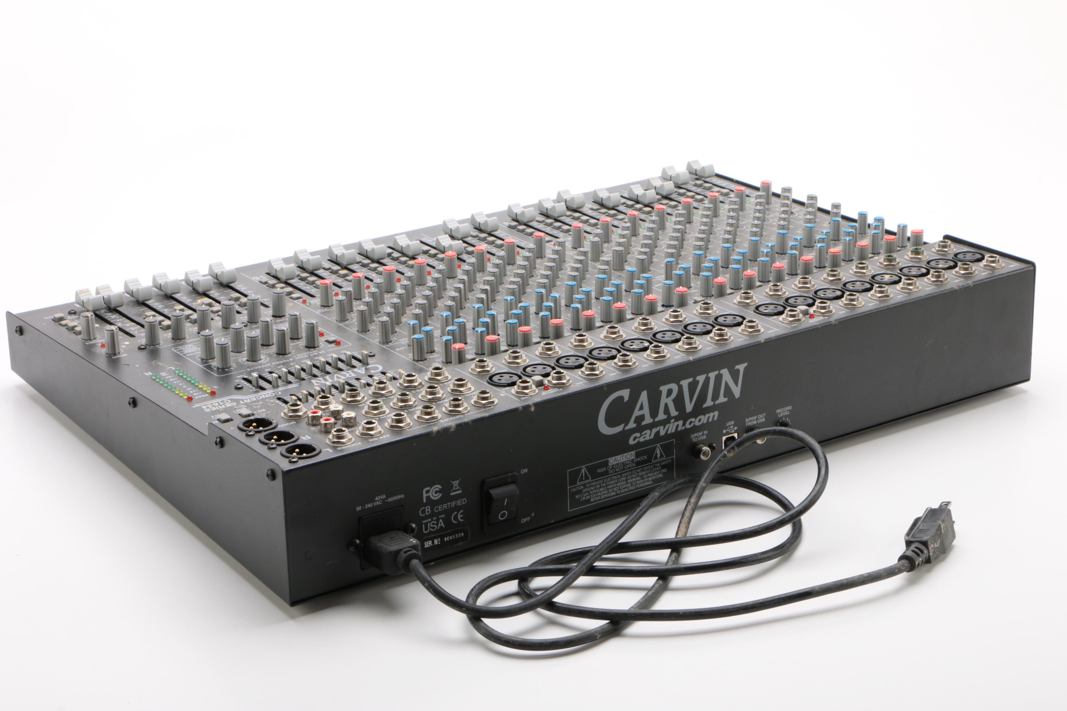 Carvin Concert Series C1644 Mixer Board