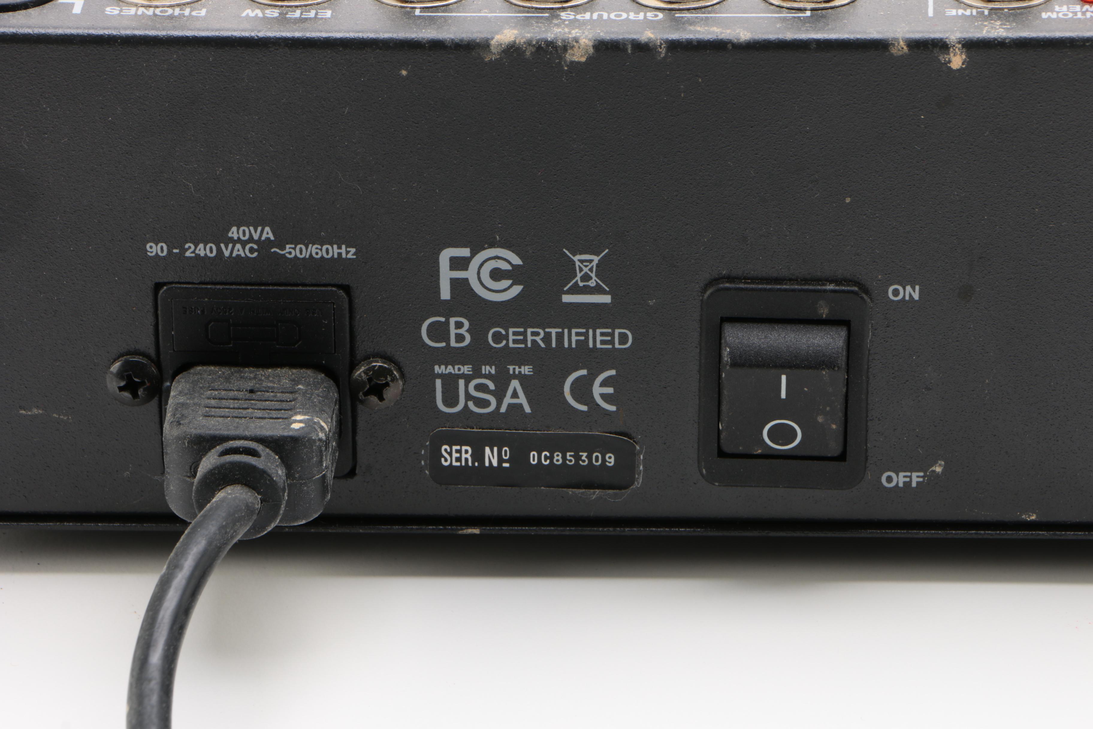 Carvin Concert Series C1644 Mixer Board