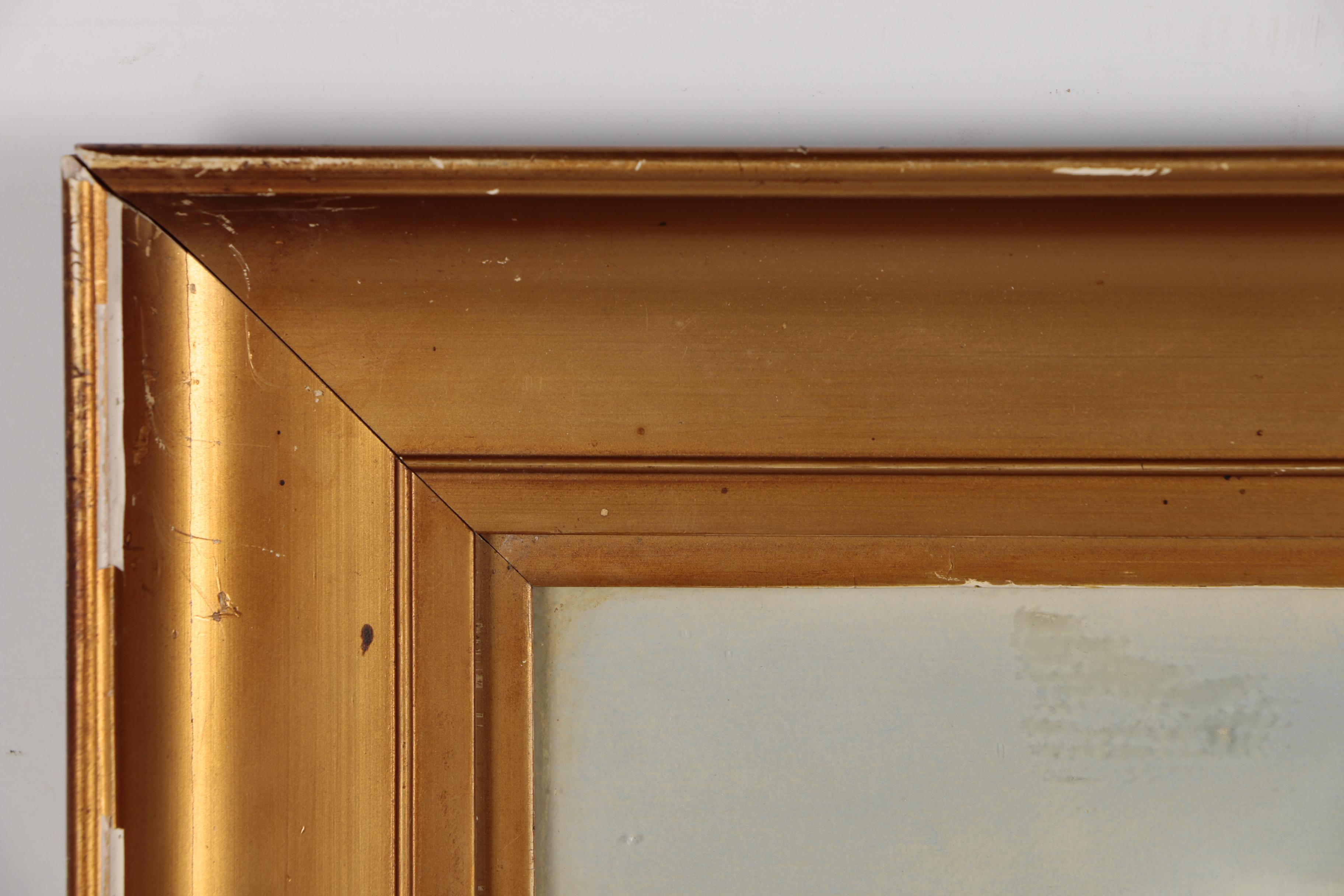 J. Maurice Hosking Nautical Watercolor Painting "Evening Mist"