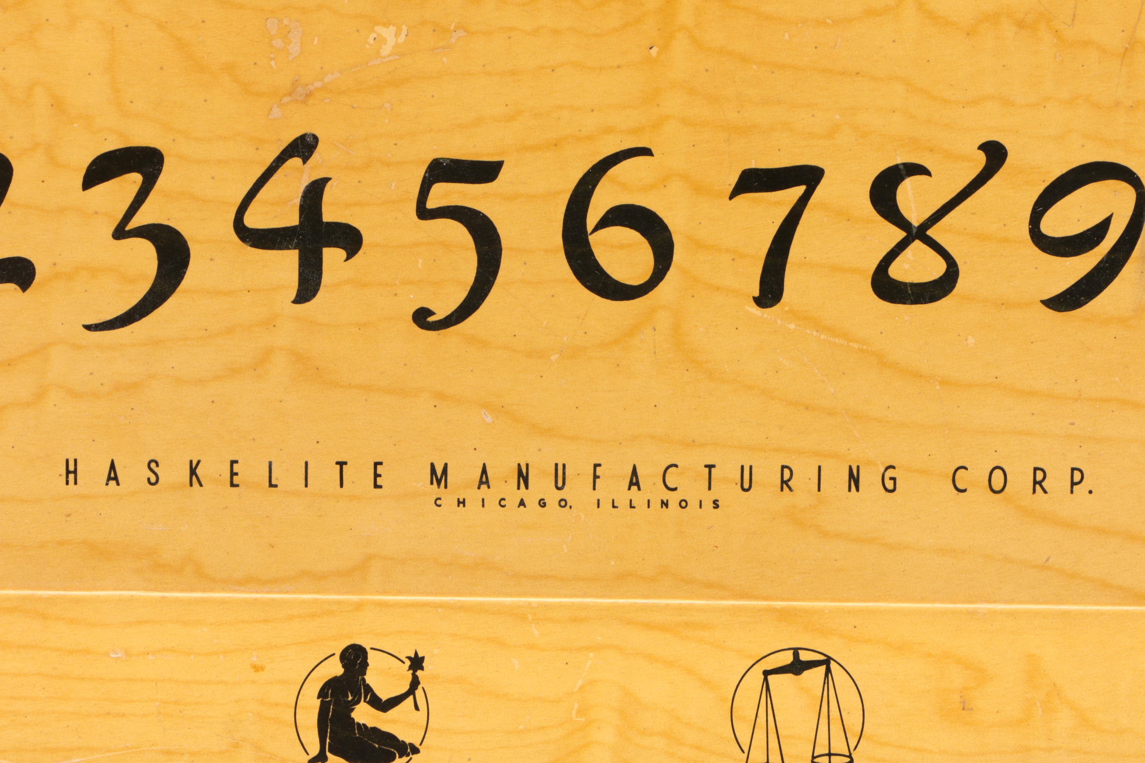 Hasko "Mystic Tray" Ouija Board, 1940s