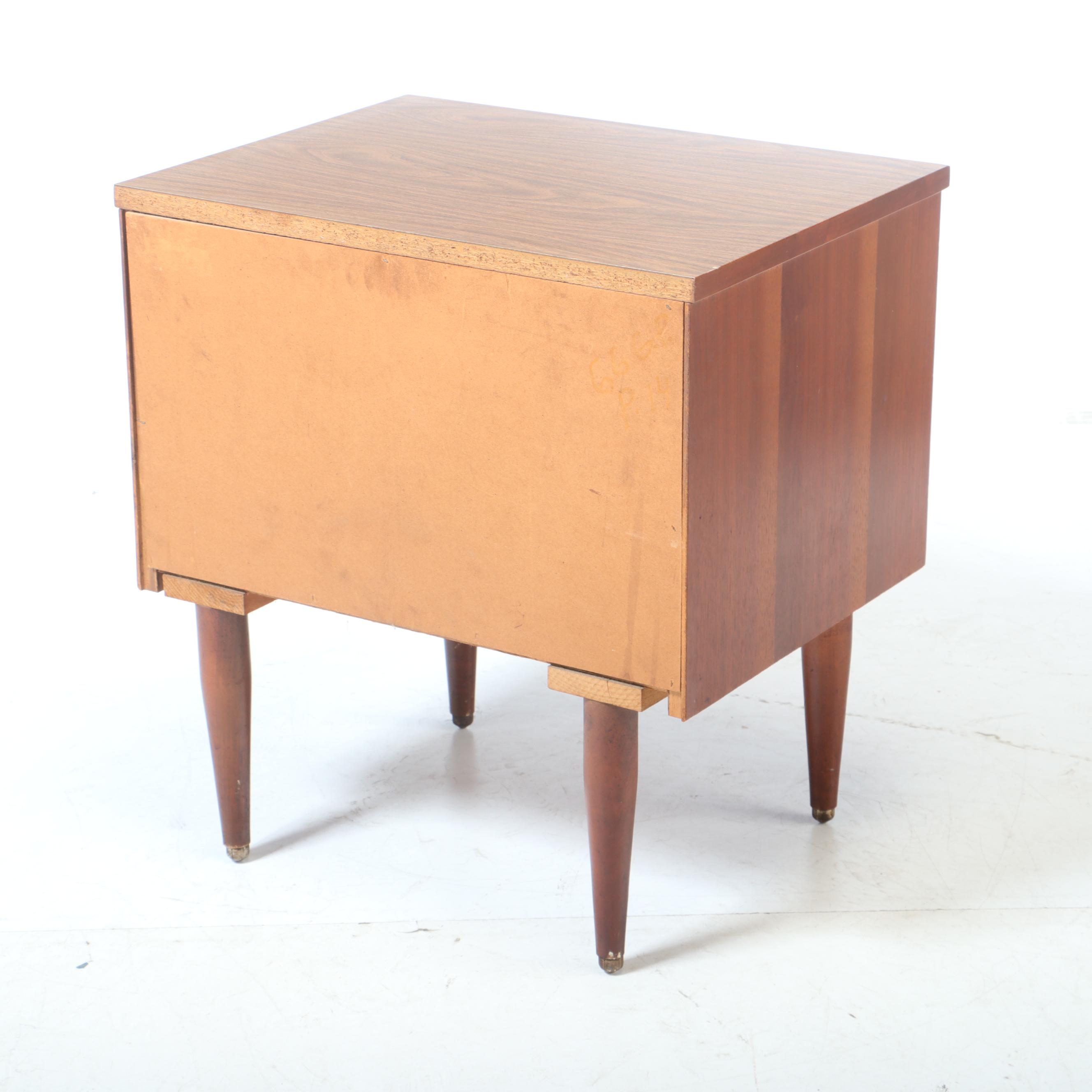 Mid Century Modern Walnut Nightstand