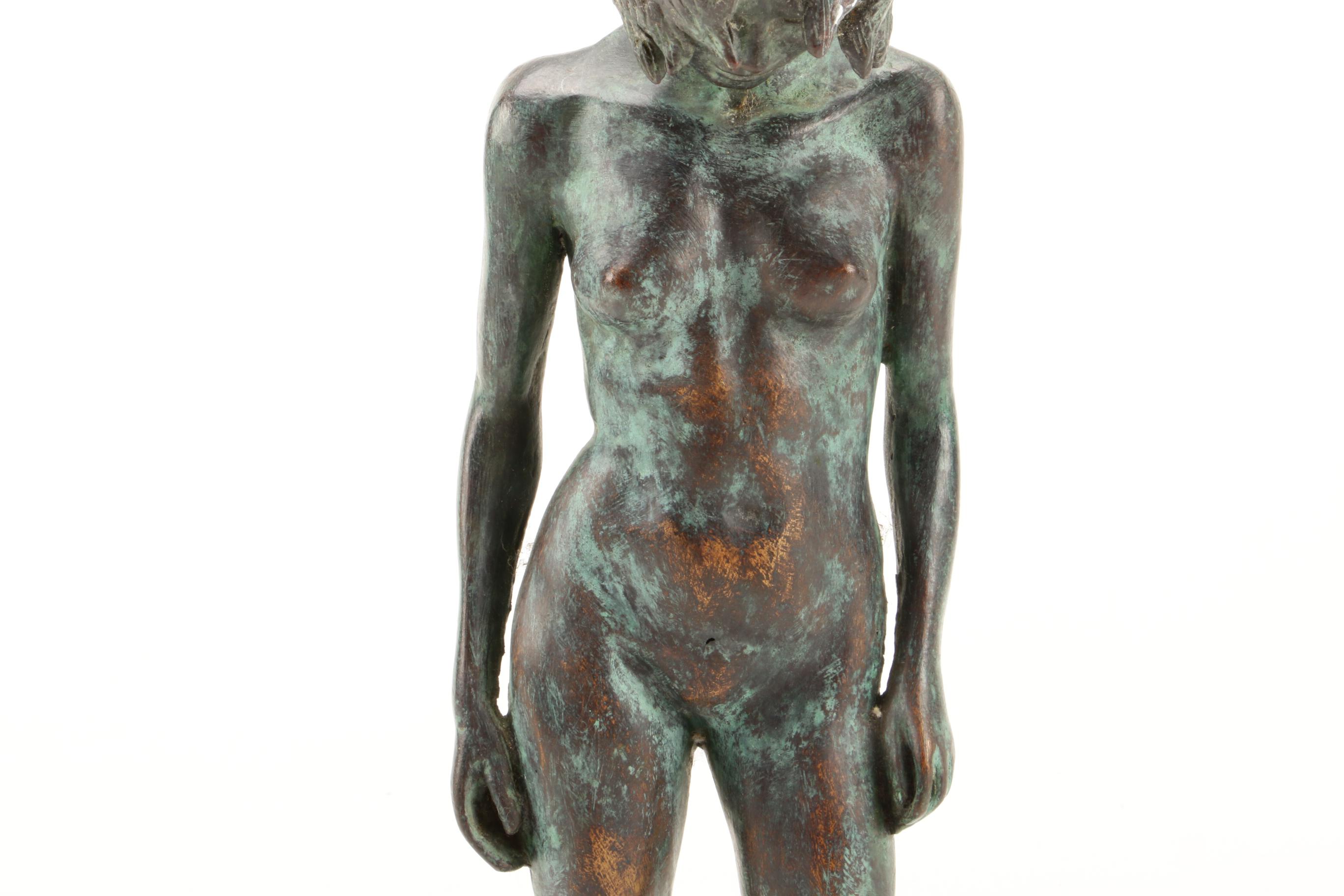 Ricardo Ponzanelli Nude Female Bronze Sculpture