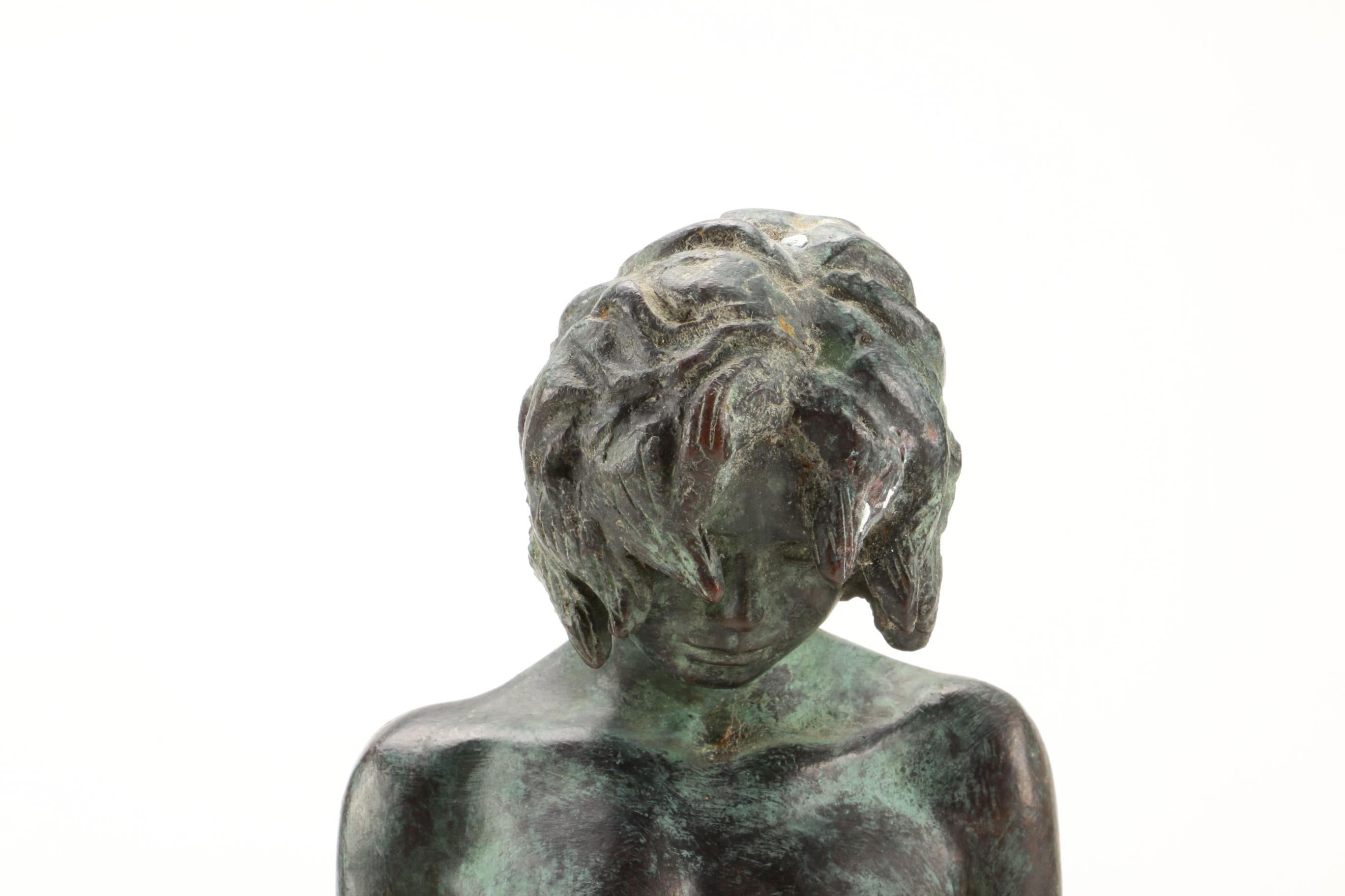 Ricardo Ponzanelli Nude Female Bronze Sculpture