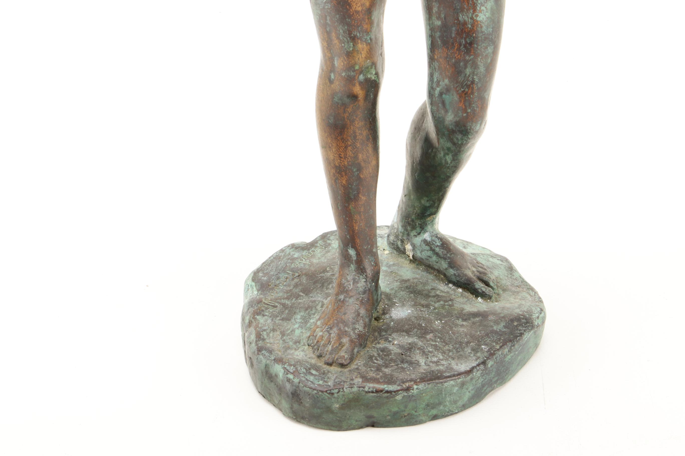 Ricardo Ponzanelli Nude Female Bronze Sculpture