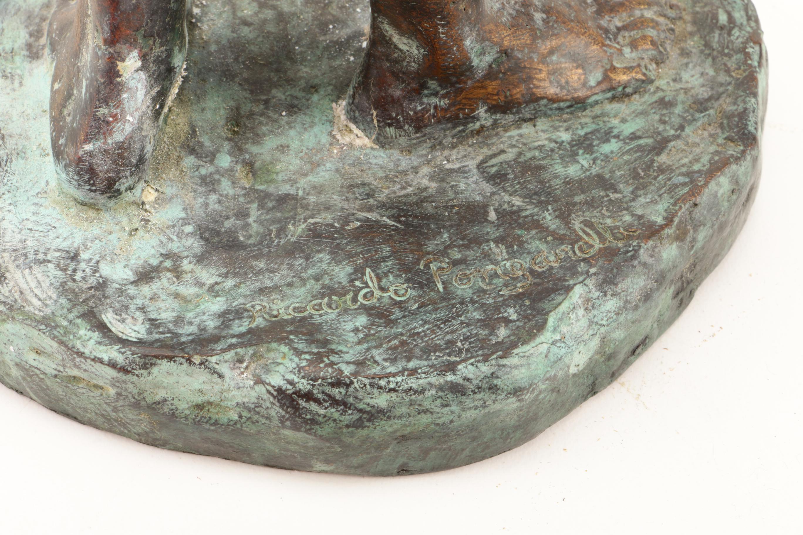 Ricardo Ponzanelli Nude Female Bronze Sculpture