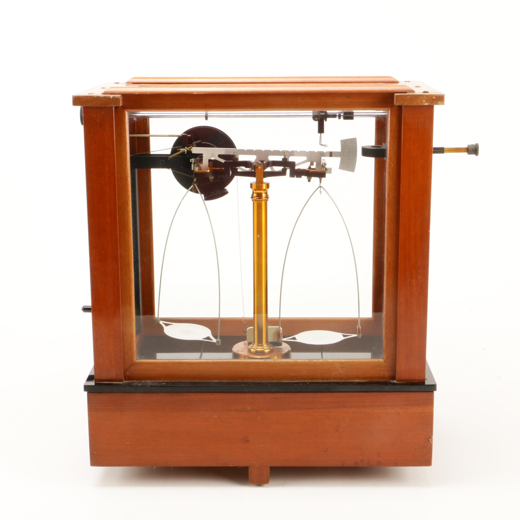 Christian Becker "Chainomatic" Analytical Balance Scale, Early 20th Century
