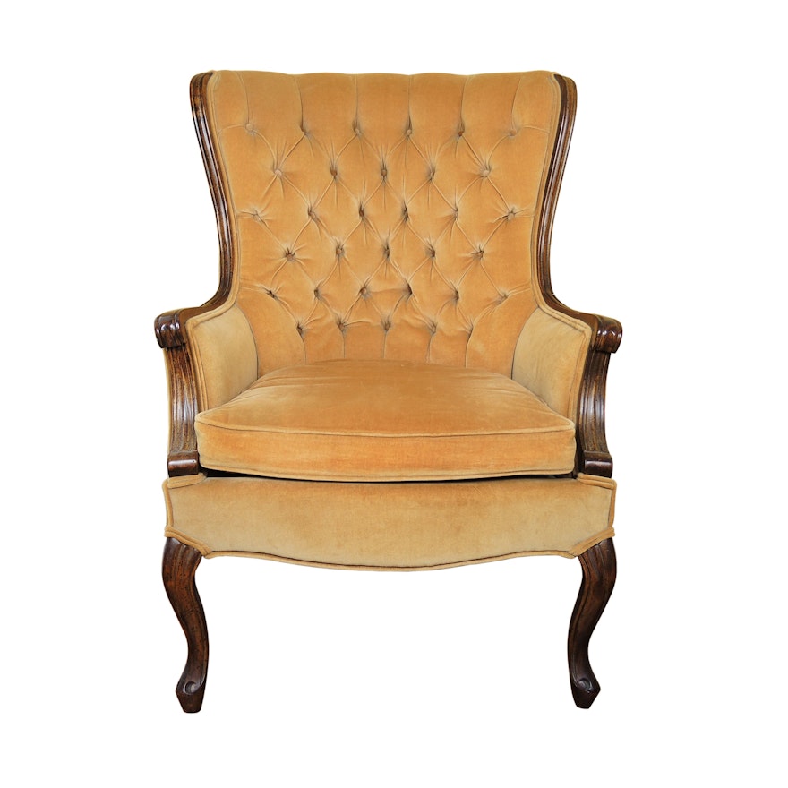 Victorian Style Tufted Armchair