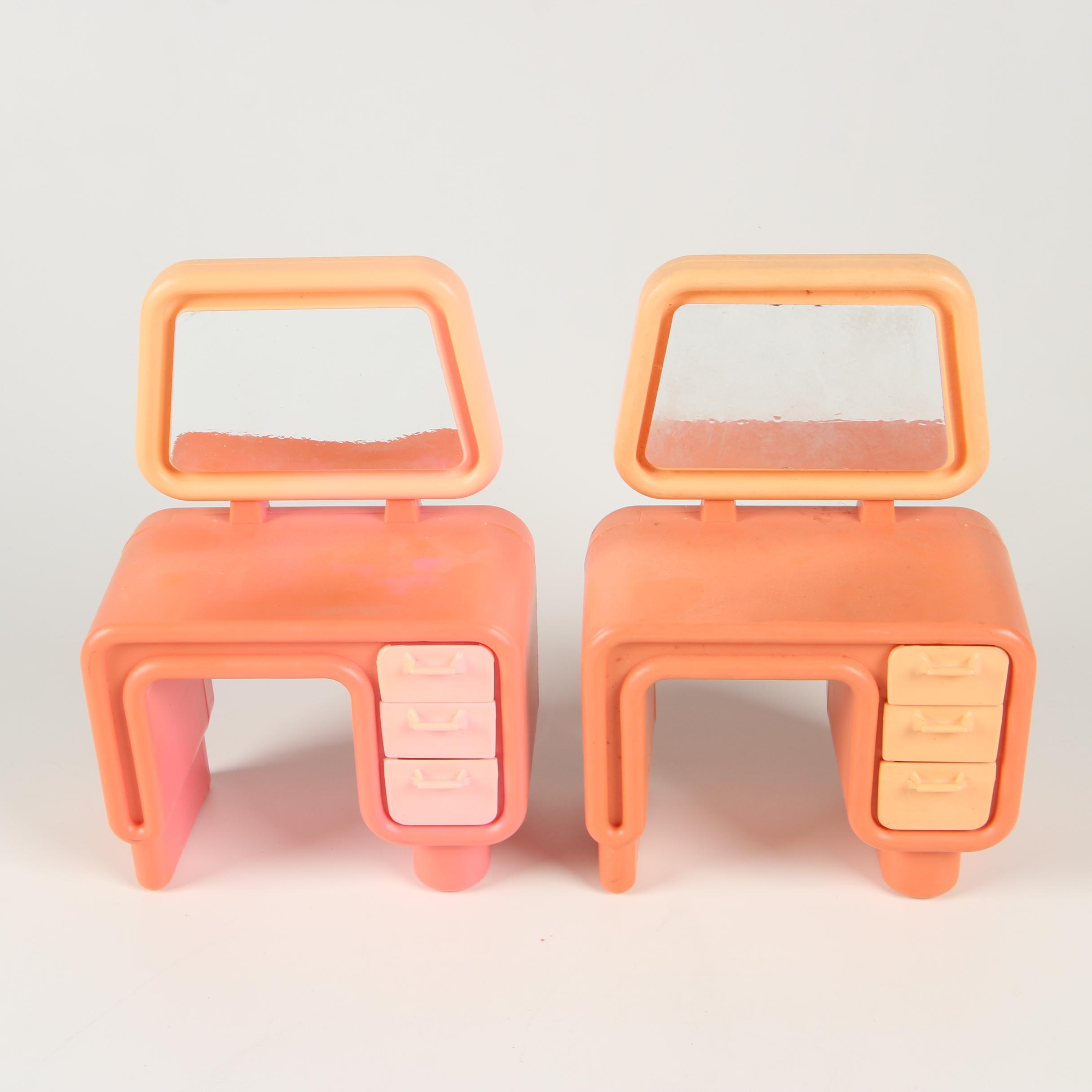 Vintage Barbie "Dream House" Furniture and Meritus Doll Car