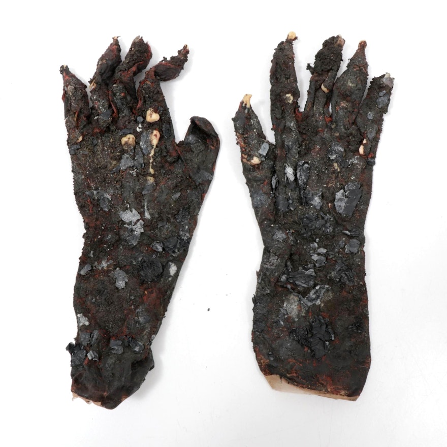 Burnt Vampire Prosthetic Gloves from HBO Series "True Blood"
