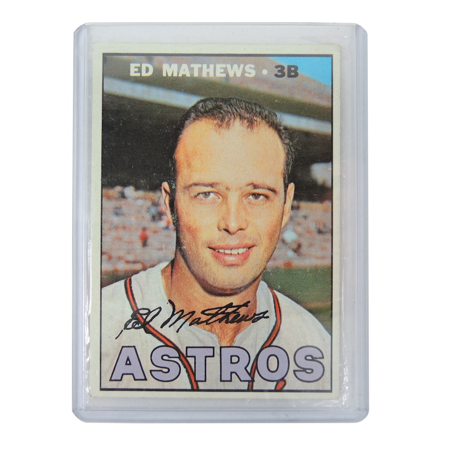 1967 Ed Mathews Baseball Card