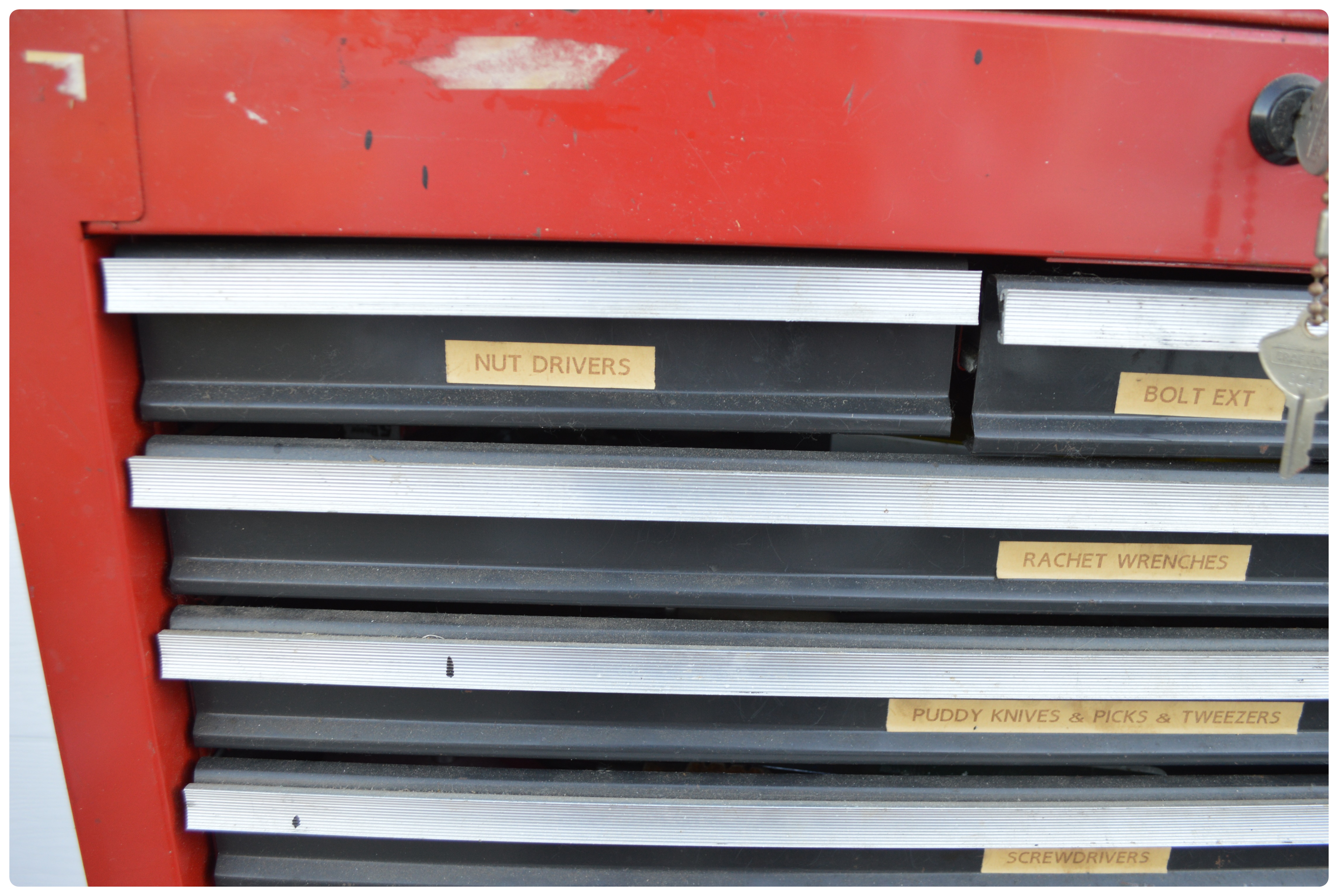 Craftsman Two Piece Tool Chest and Tools