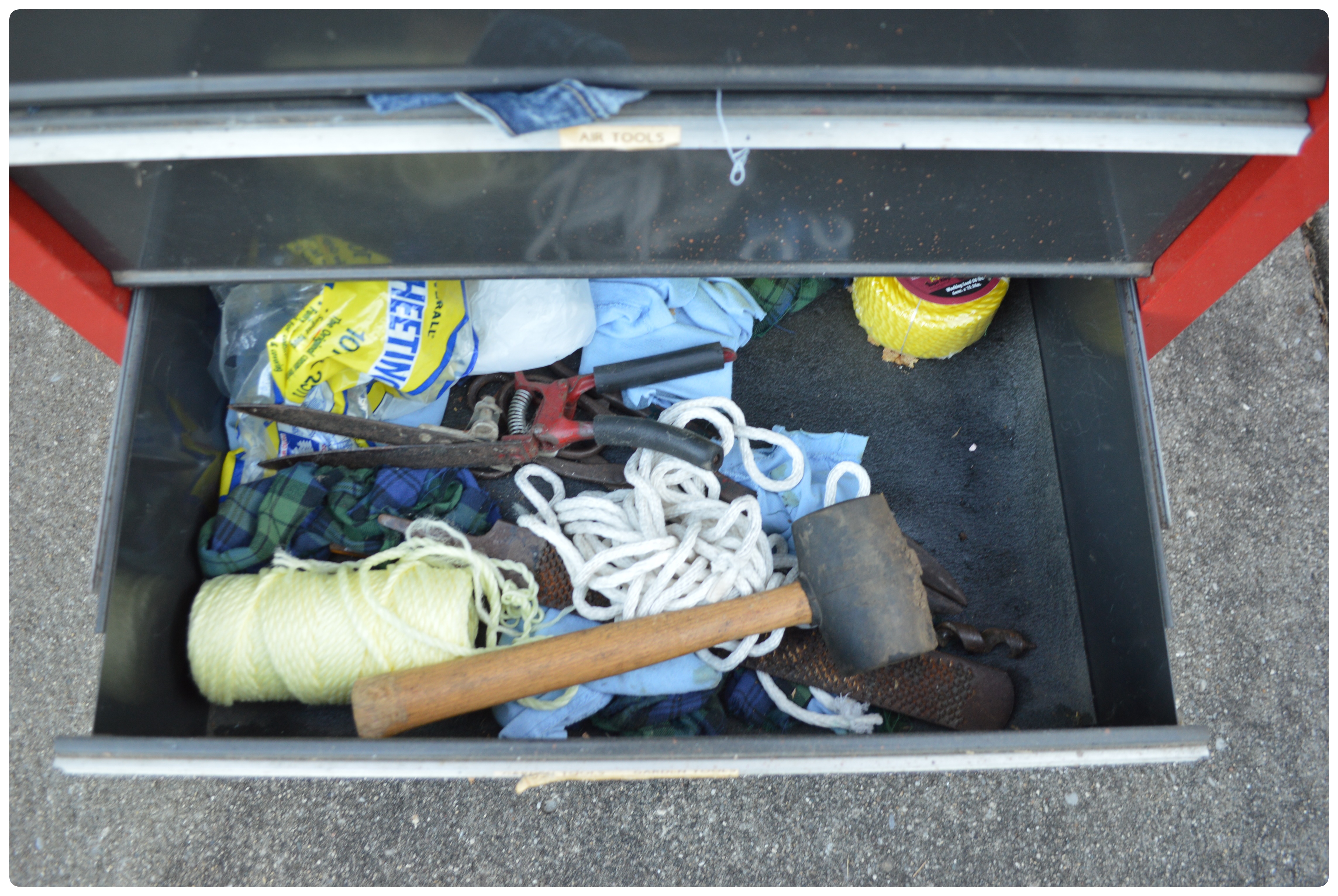 Craftsman Two Piece Tool Chest and Tools