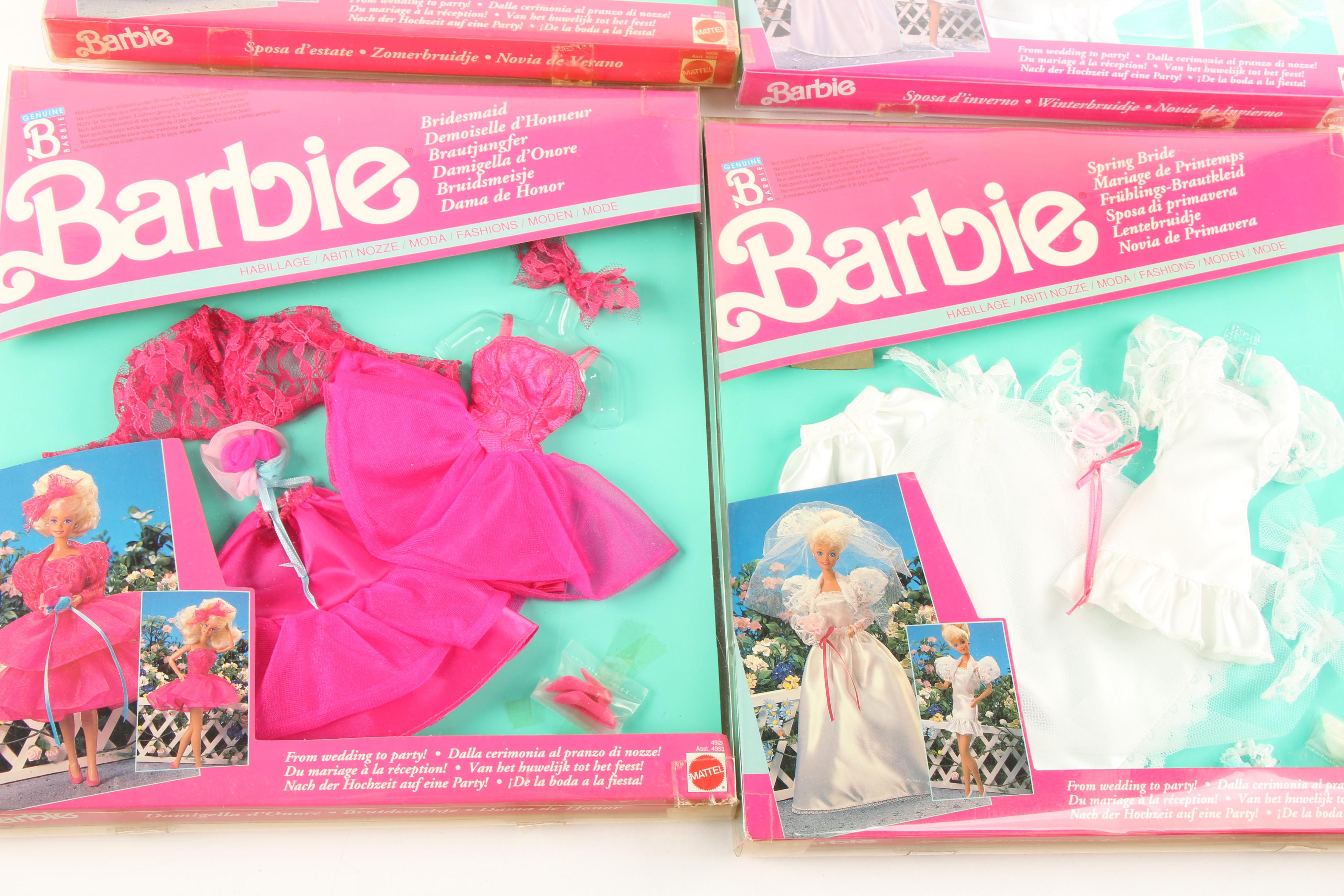 "Wedding Party Midge" Gift Set with Barbie Wedding Fashion Accessories, 1990s
