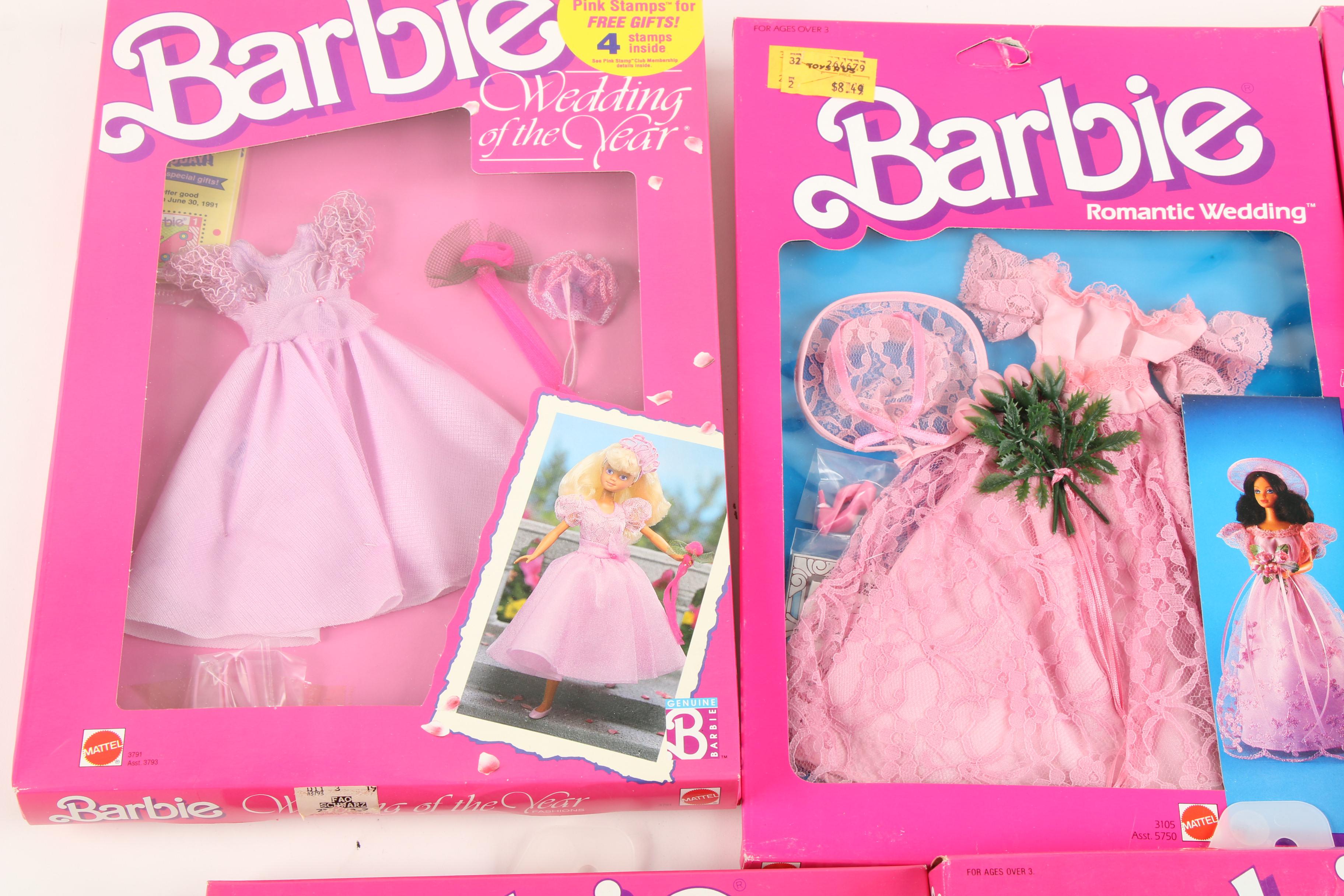 "Wedding Party Midge" Gift Set with Barbie Wedding Fashion Accessories, 1990s