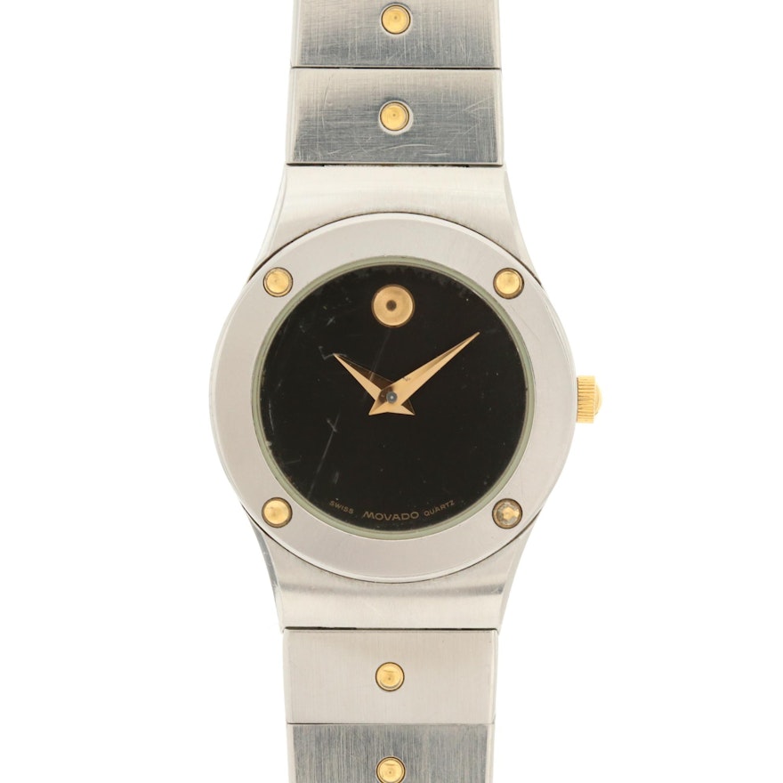 Movado Museum Two-Tone Quartz Wristwatch