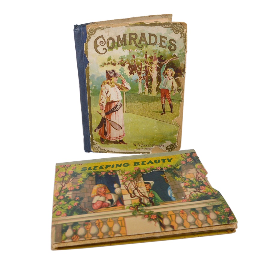1894 "Comrades," "Sleeping Beauty" Pop-Up Book and Other
