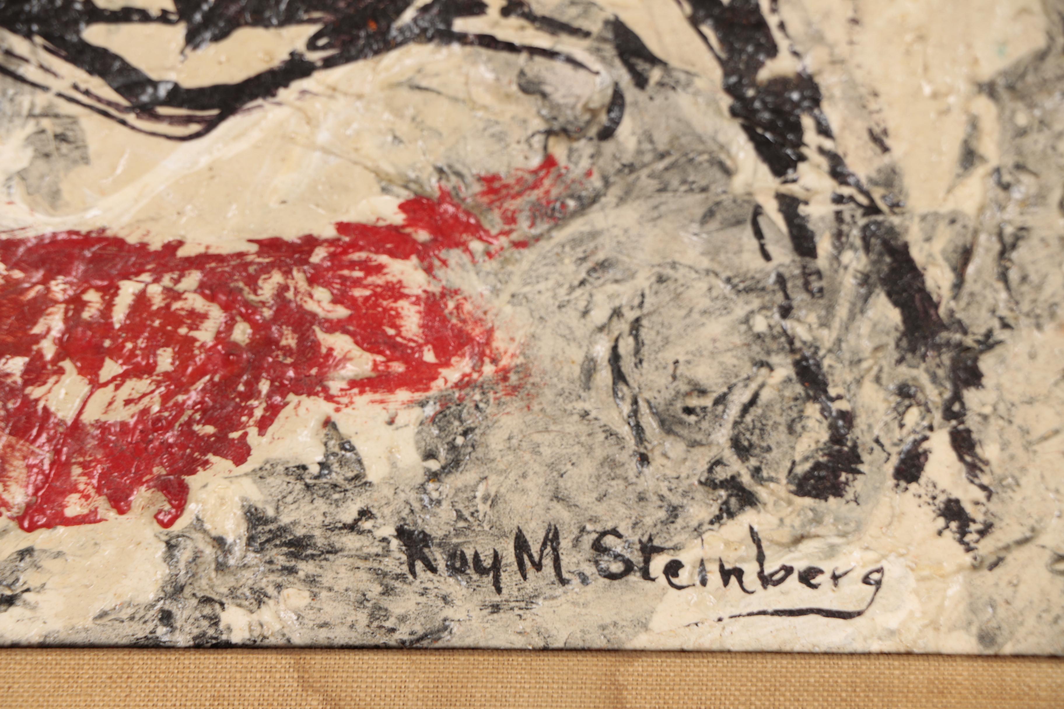 Roy M. Steinberg Oil  Painting of Matador and Bull