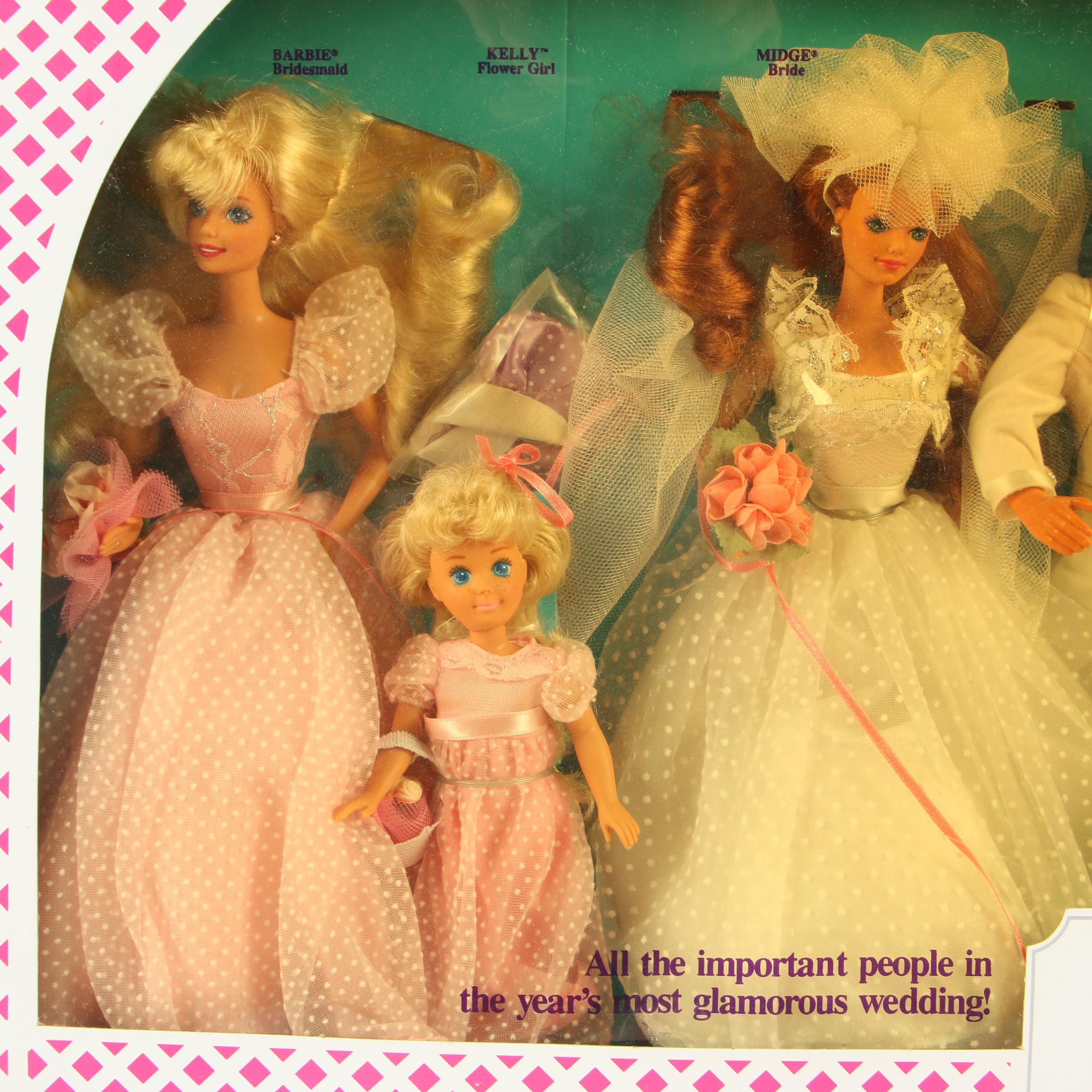 Barbie "Wedding Party Midge" Gift Set with Dolls, Clothing, and Accessories