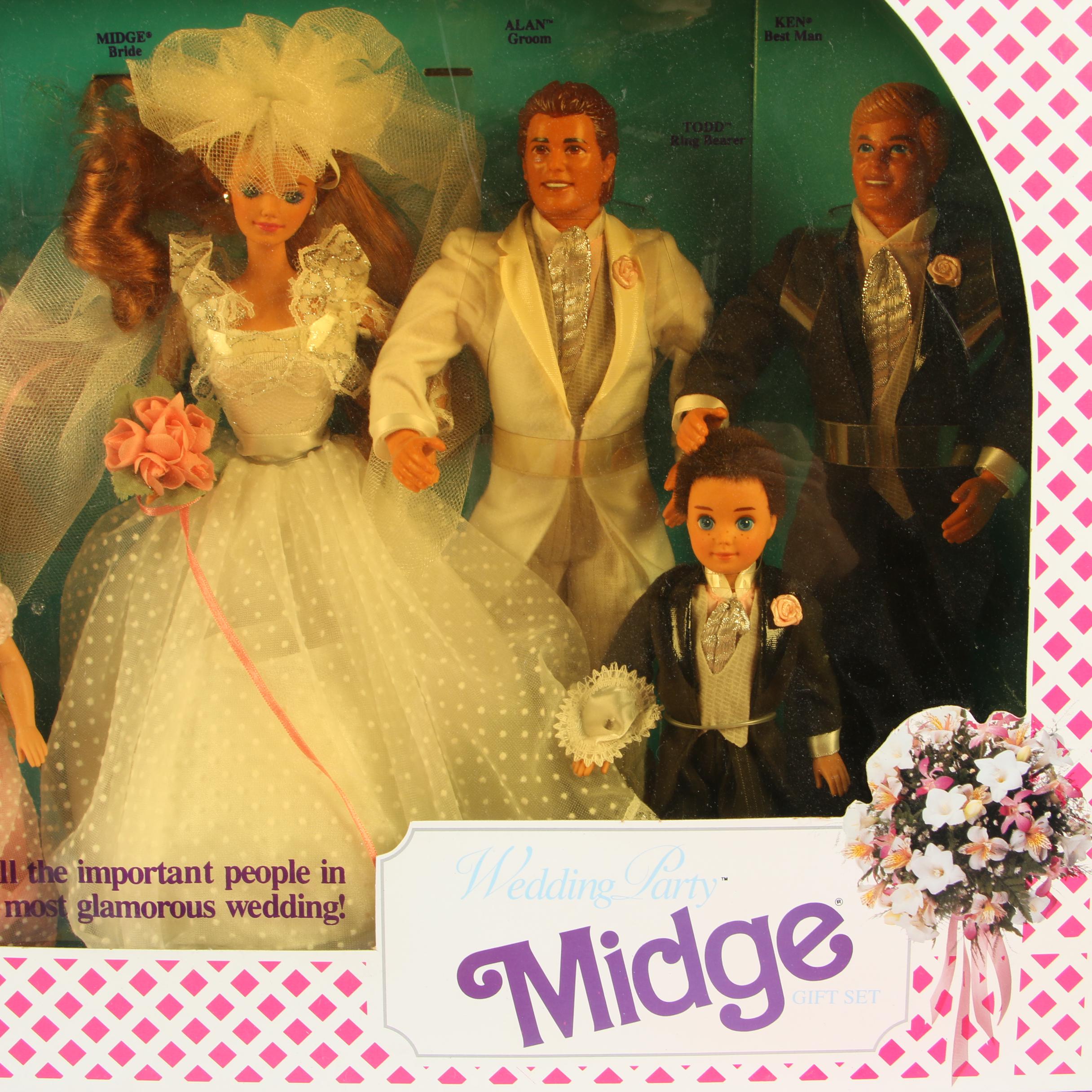 Barbie "Wedding Party Midge" Gift Set with Dolls, Clothing, and Accessories