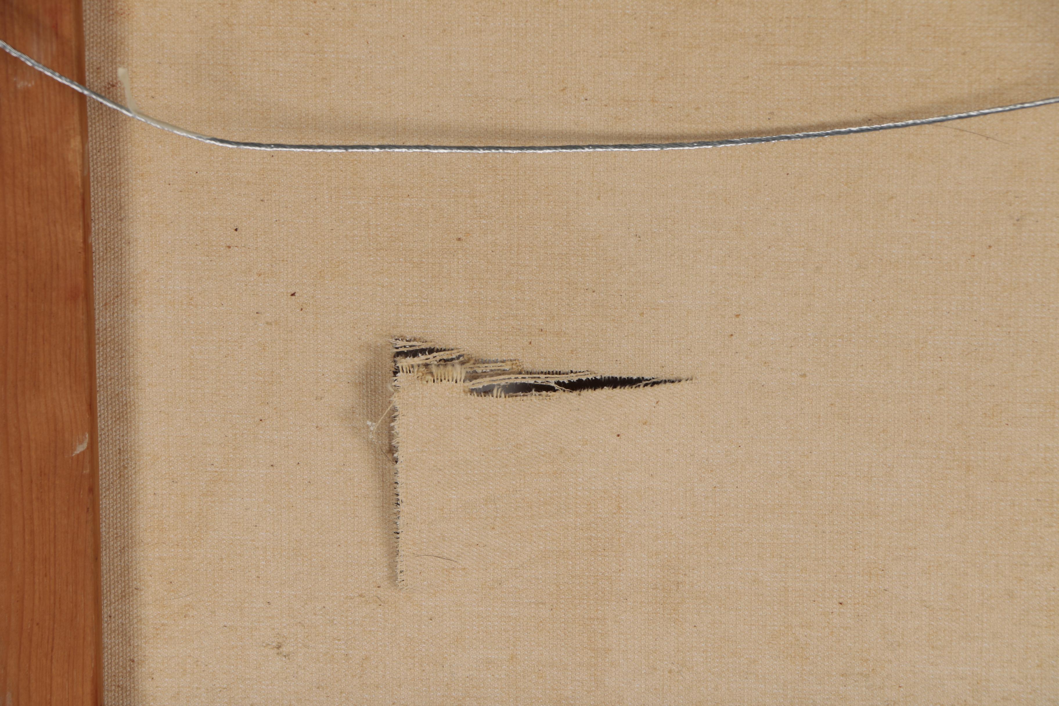 Ginnie Crozier Otis Oil Painting "English Bulldog and Pup", 1969