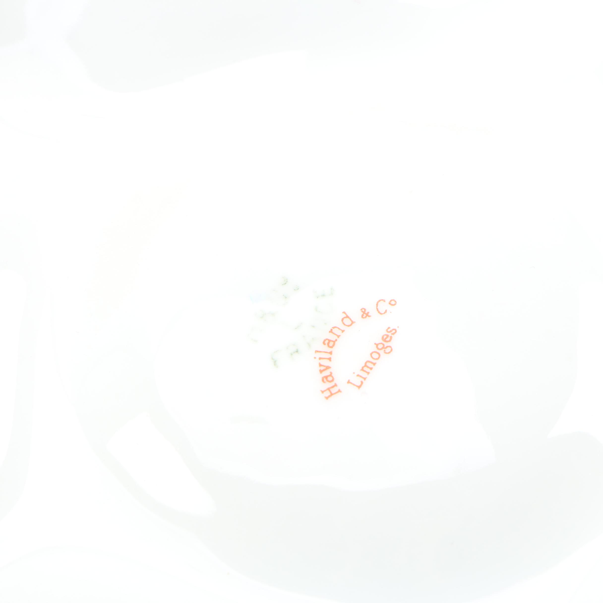 Haviland Porcelain Oyster Plates and Marx & Gutherz Porcelain Oyster Plate