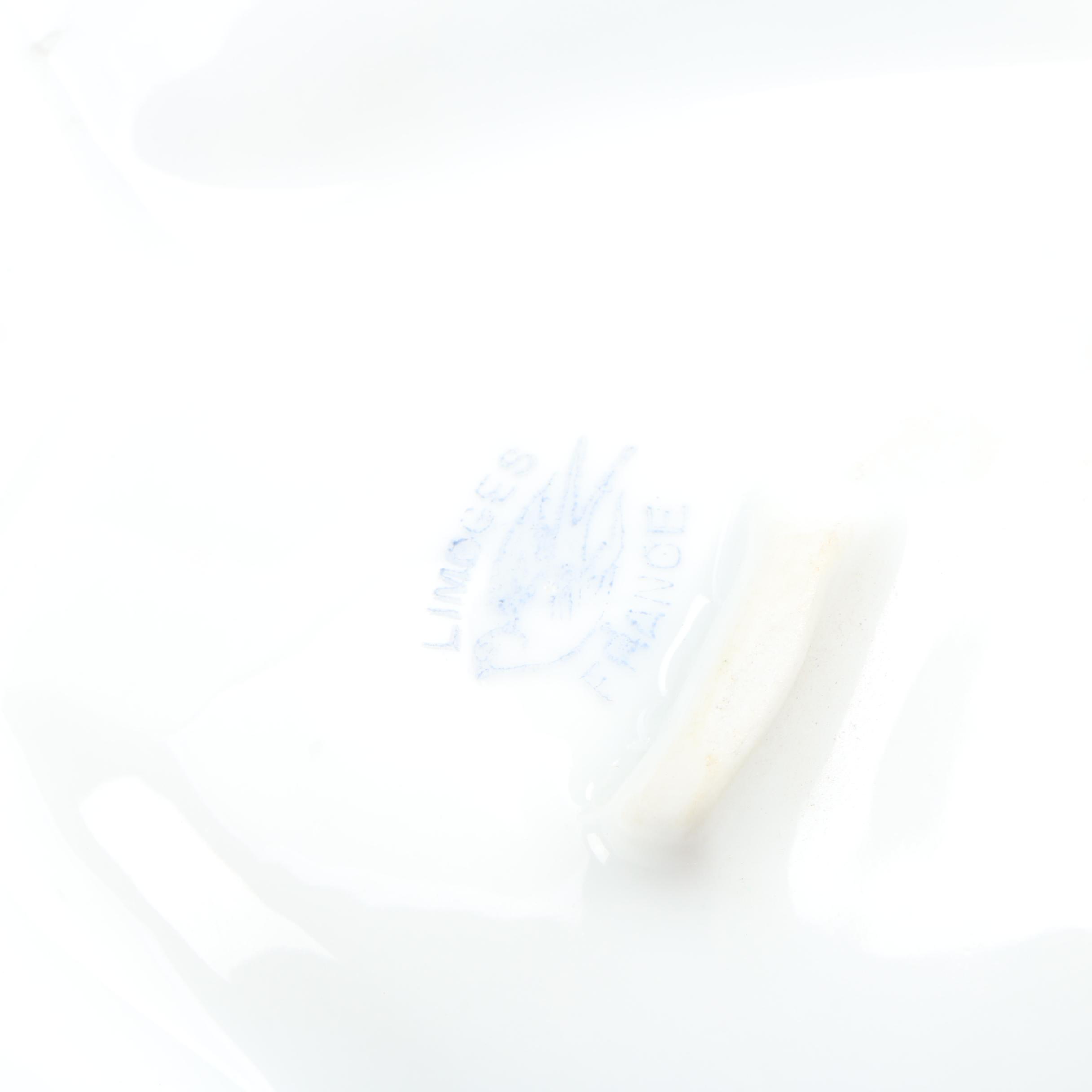 Haviland Porcelain Oyster Plates and Marx & Gutherz Porcelain Oyster Plate