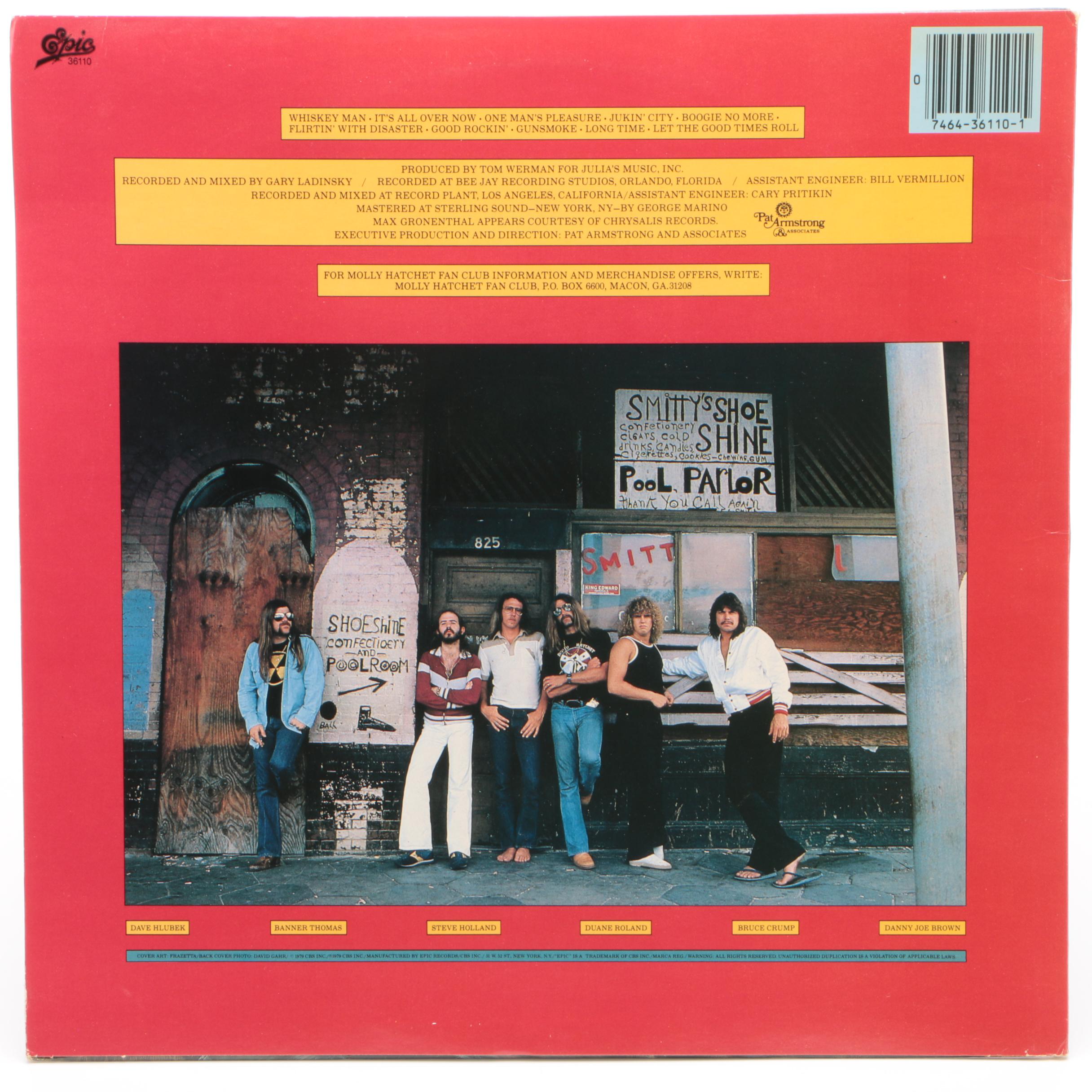 Molly Hatchet "Flirtin' with Disaster" Vinyl Record, 1979