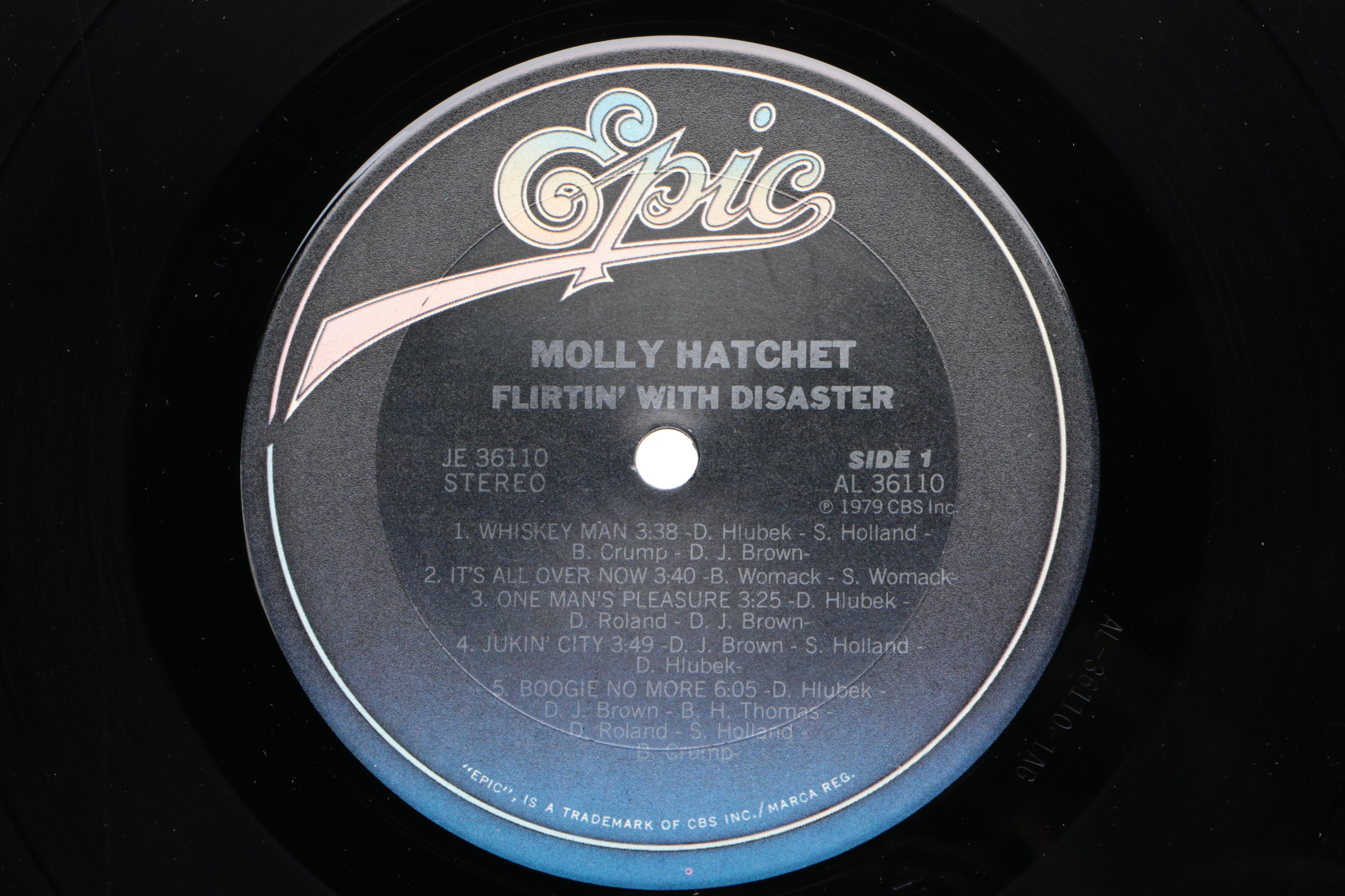 Molly Hatchet "Flirtin' with Disaster" Vinyl Record, 1979