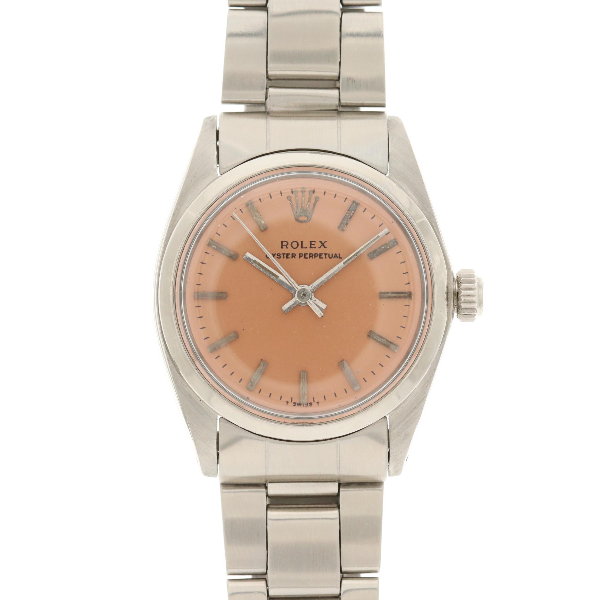 Vintage Rolex Oyster Perpetual Stainless Steel Watch