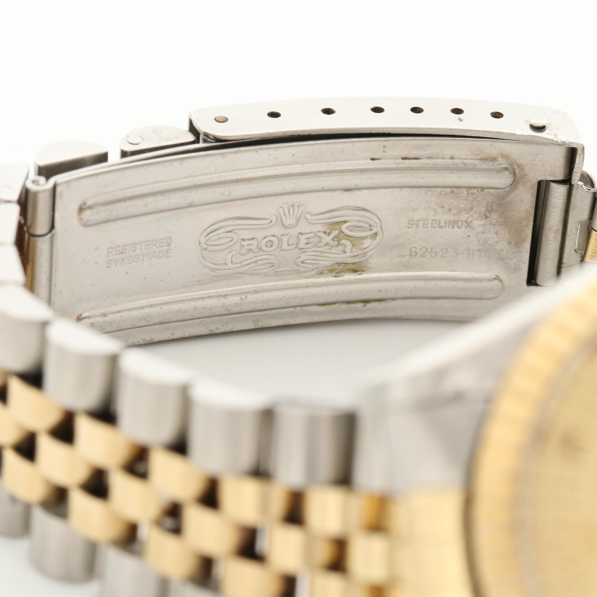 Vintage Rolex Datejust 14K Yellow Gold and Stainless Steel Automatic Watch