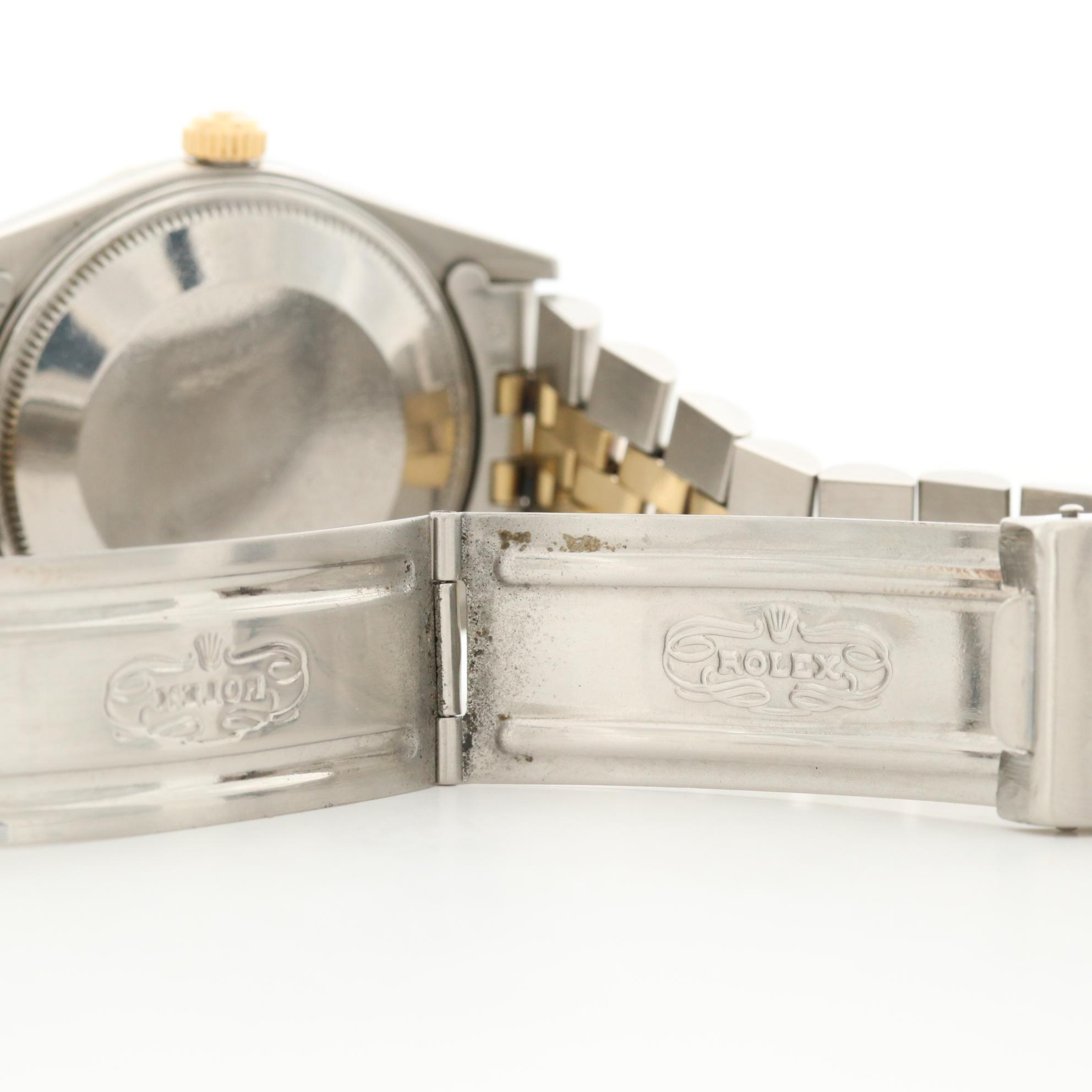 Vintage Rolex Datejust 14K Yellow Gold and Stainless Steel Automatic Watch