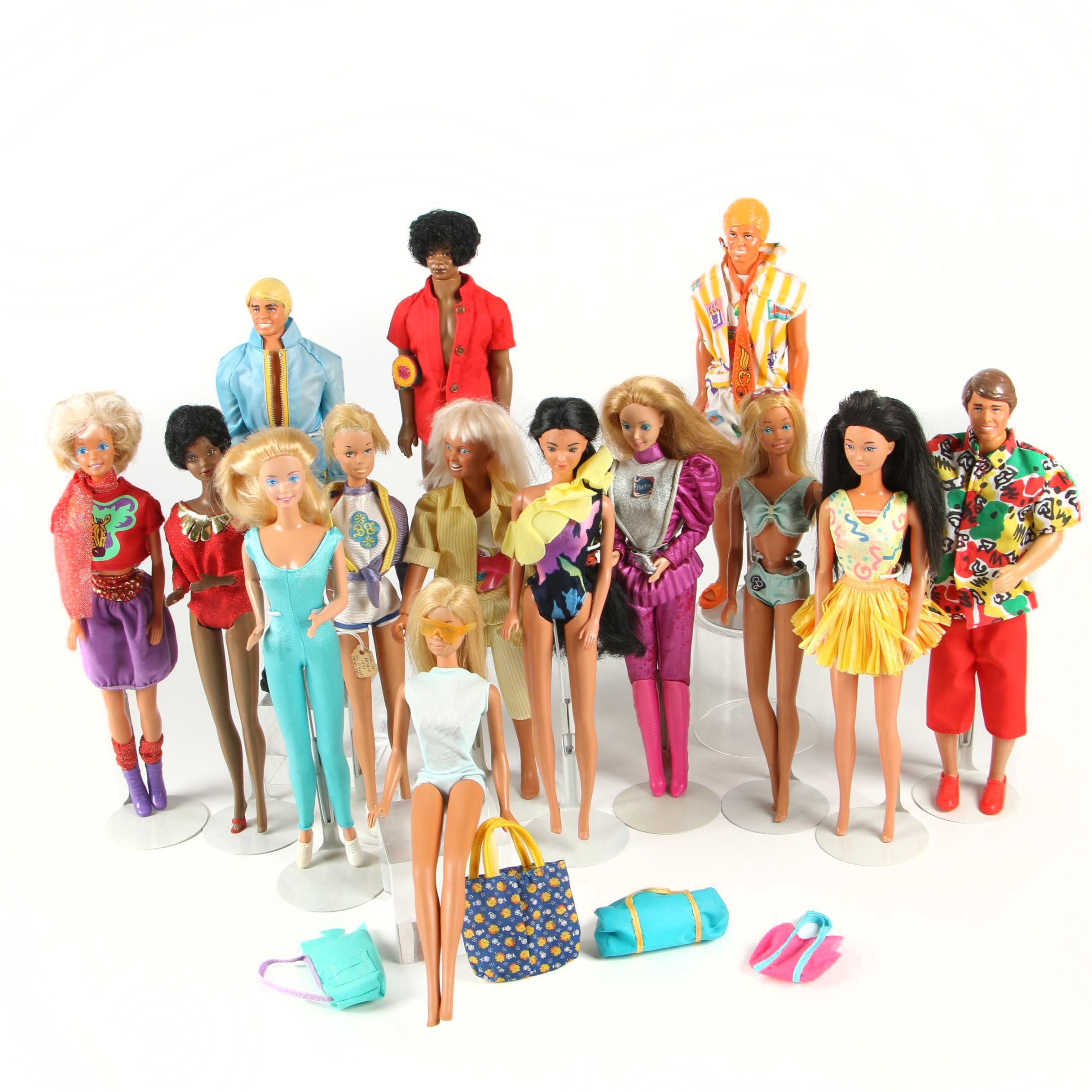 "Malibu Barbie" Dolls and Other Dolls, 1970-1980s