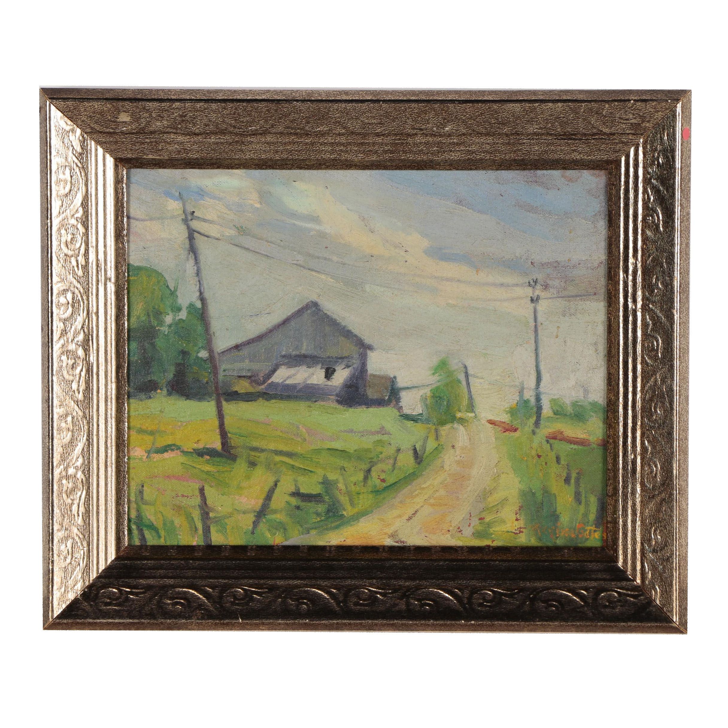 Regina Gates Landscape Oil Painting