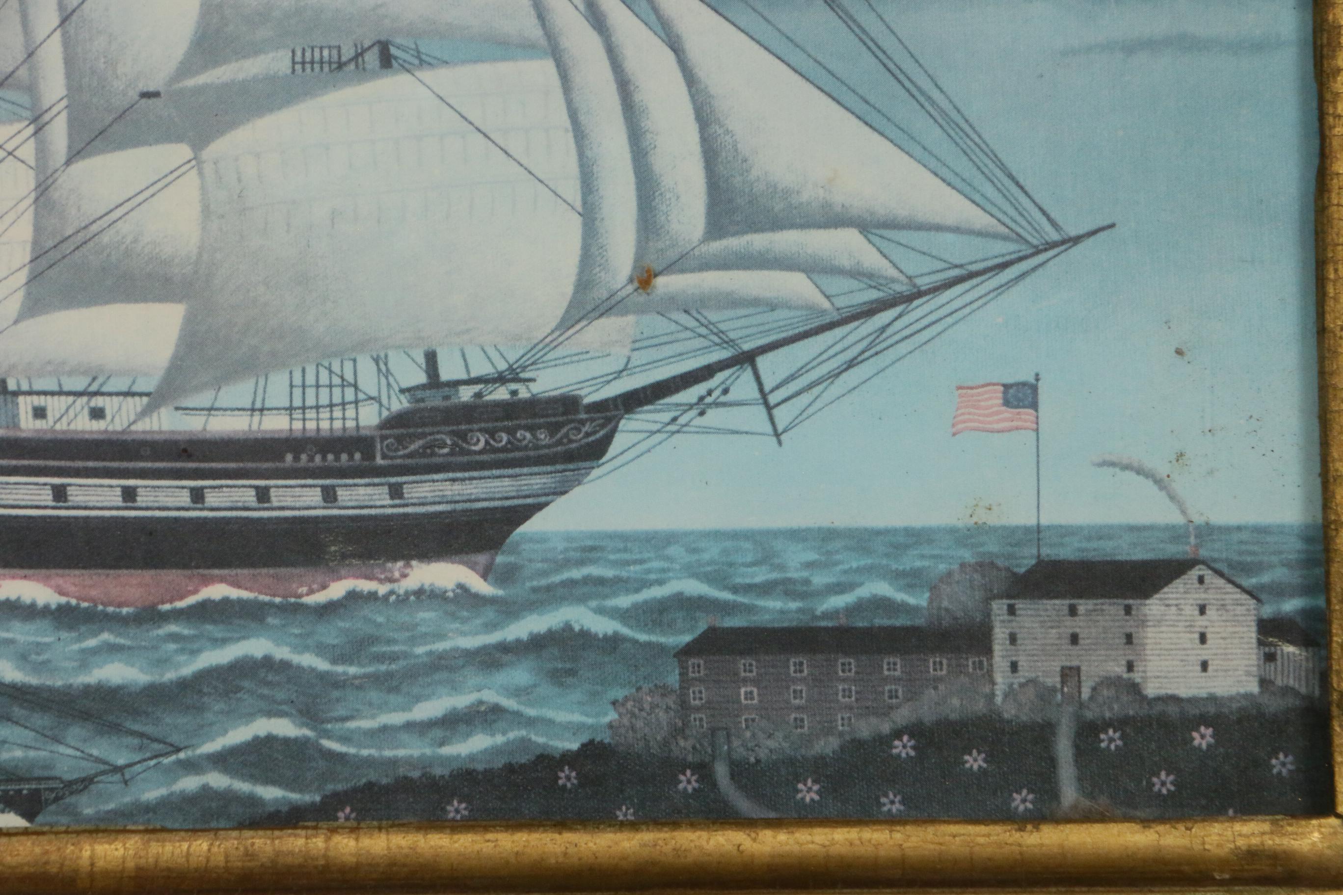 Federal Style Gilt Wall Mirror