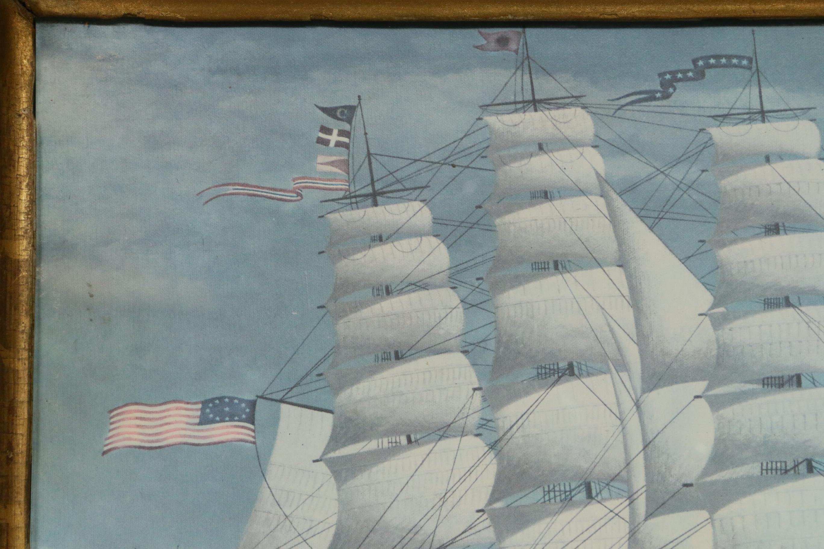 Federal Style Gilt Wall Mirror