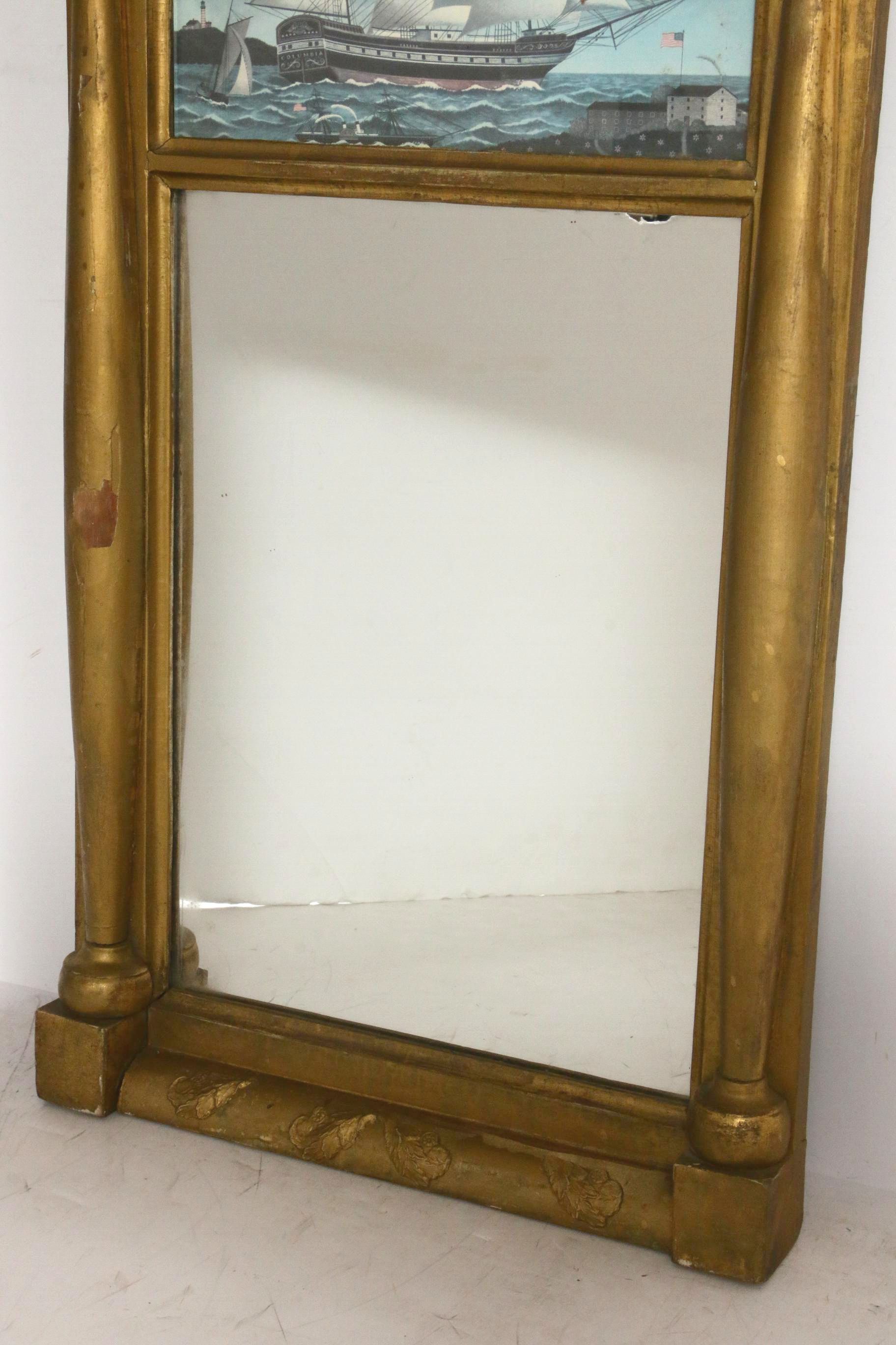 Federal Style Gilt Wall Mirror
