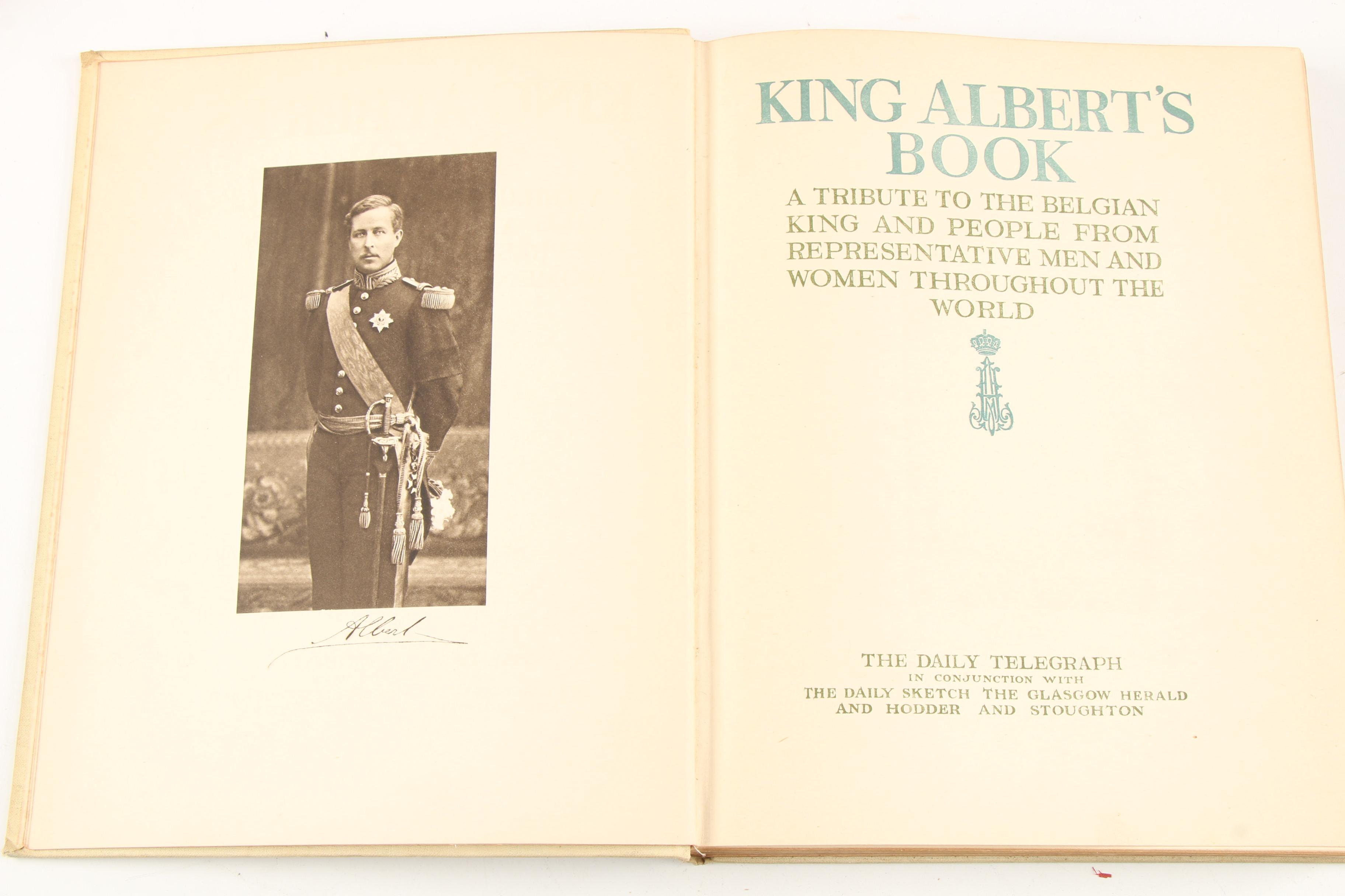 Illustrated "King Albert's Book" with Additional Illustrated Art Books