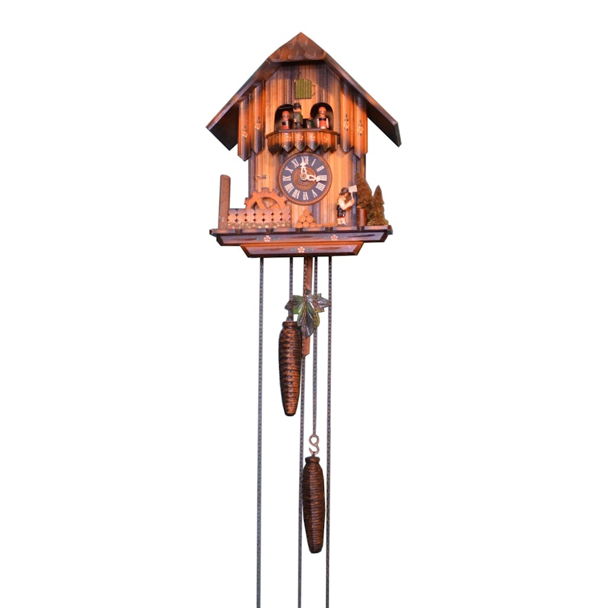 Cuendet German Chalet Mill in the Black Forest Cuckoo Clock